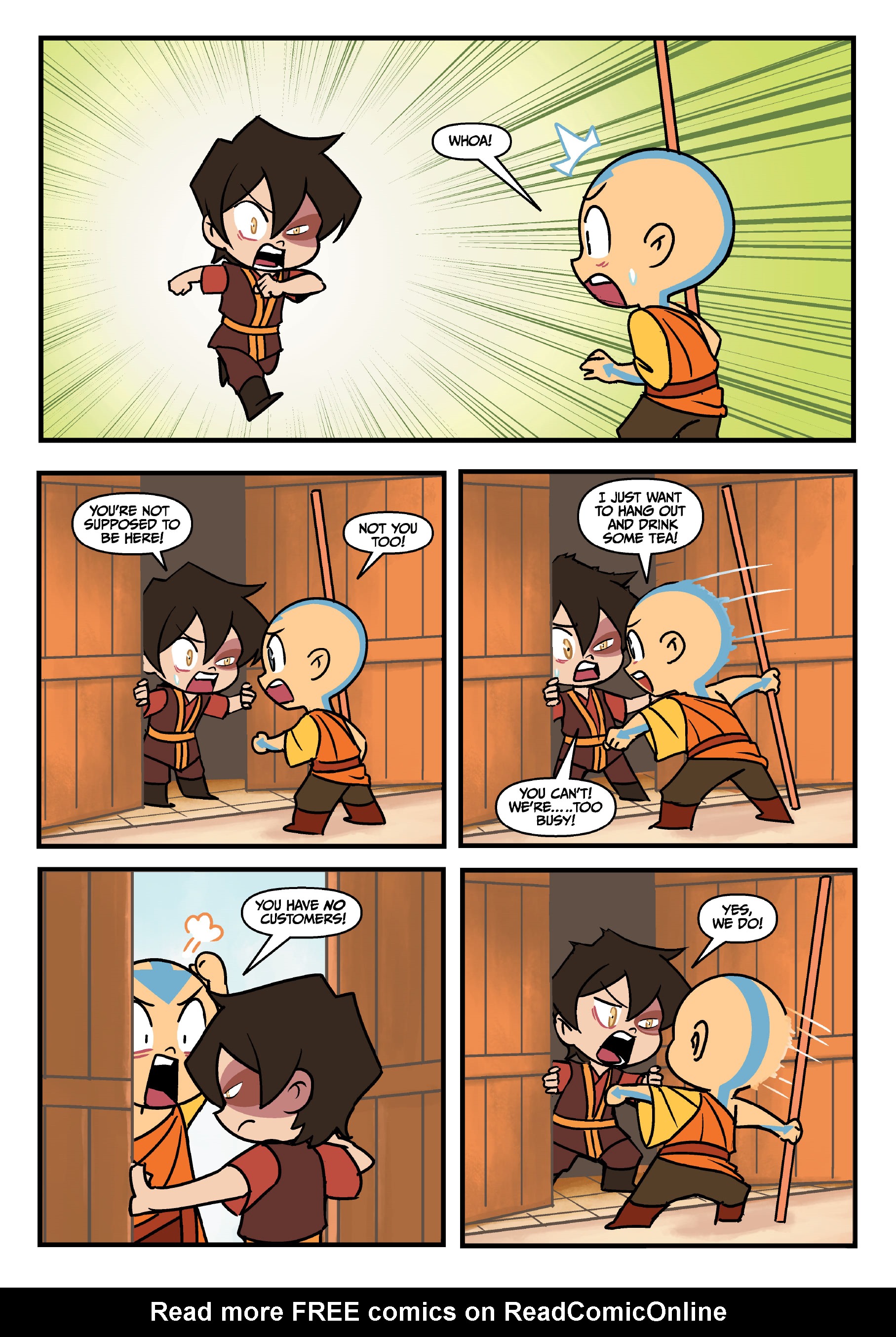 Read online Avatar: The Last Airbender Chibis - Aang's Unfreezing Day comic -  Issue # Full - 18