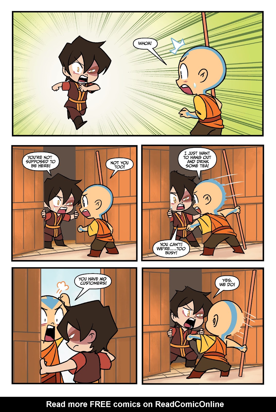 Avatar: The Last Airbender Chibis - Aang's Unfreezing Day issue Full - Page 18