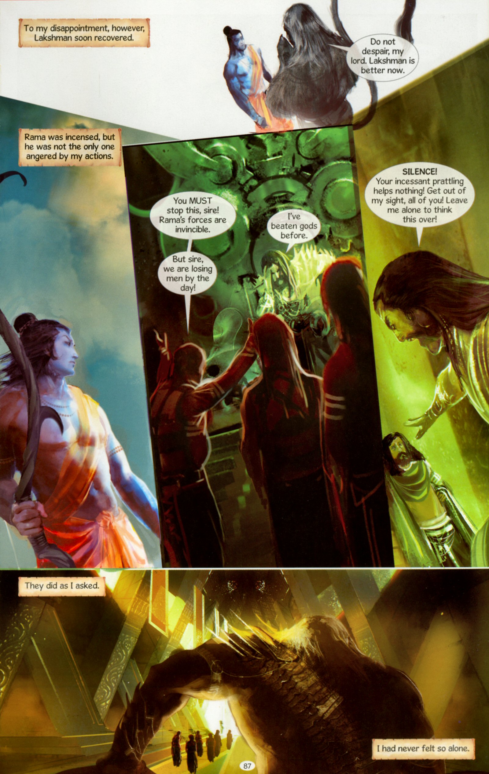 Read online Ravana: Roar of the Demon King comic -  Issue # Full - 89