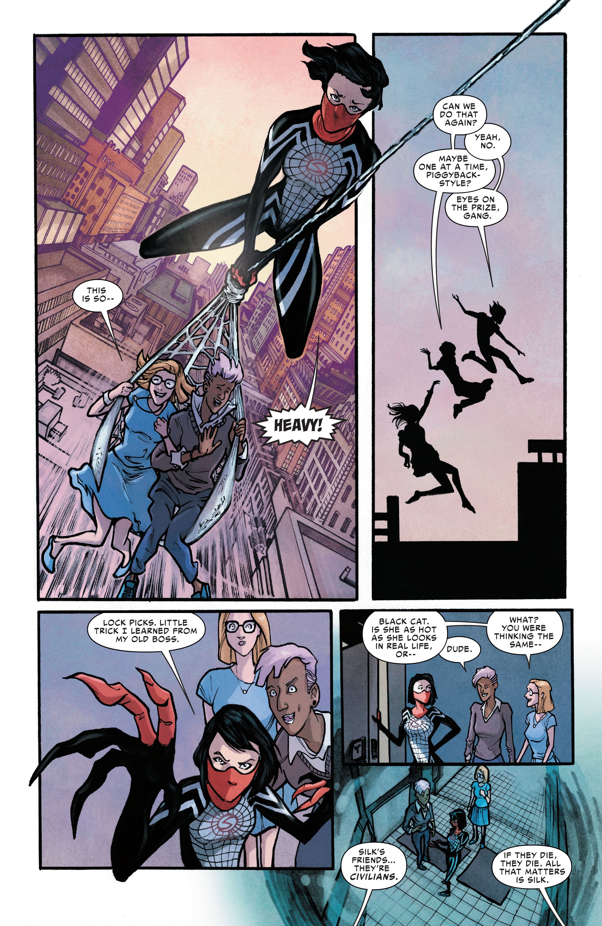 Read online Silk: Out of the Spider-Verse comic -  Issue # TPB 3 (Part 1) - 62
