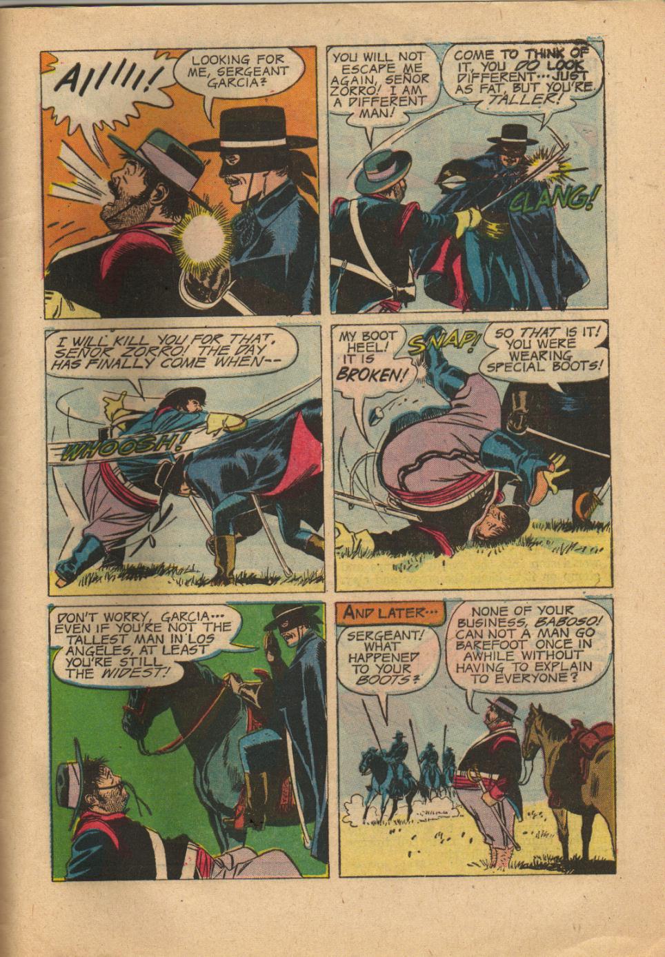 Read online Zorro (1966) comic -  Issue #3 - 33
