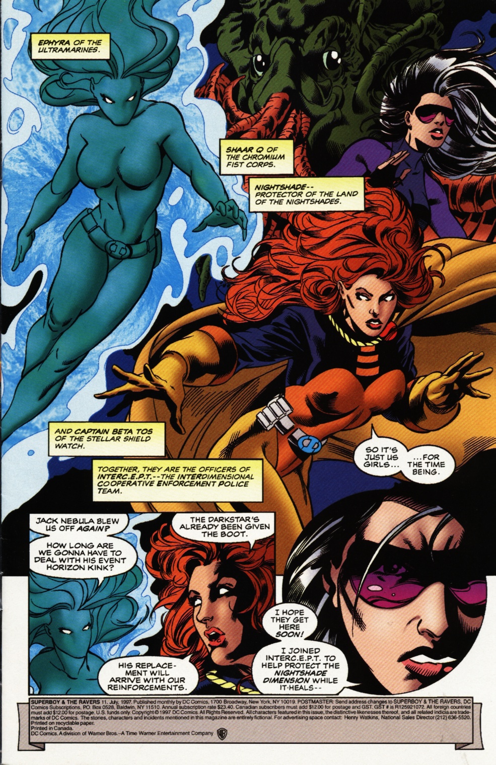 Read online Superboy & The Ravers comic -  Issue #11 - 2