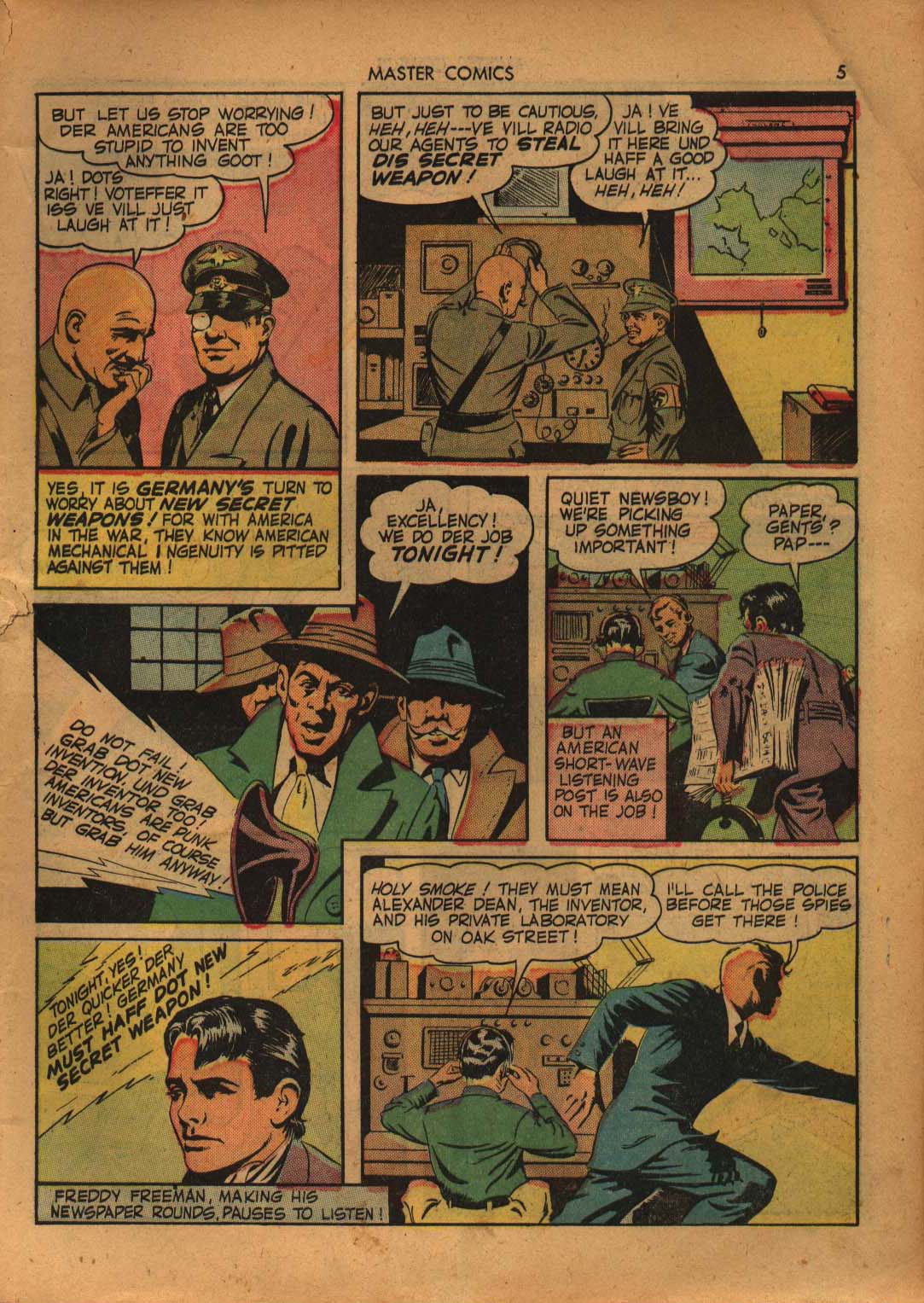 Read online Master Comics comic -  Issue #38 - 5