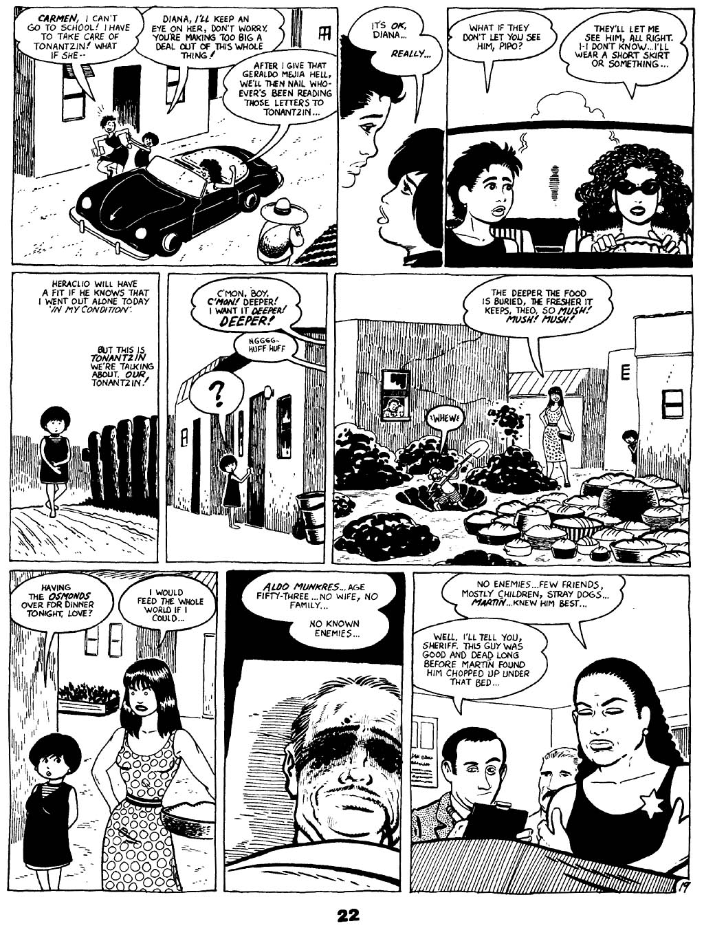 Read online Love and Rockets (1982) comic -  Issue #22 - 24