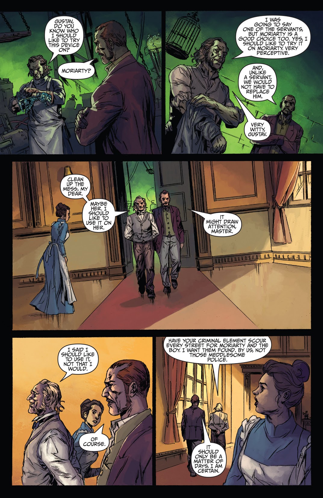 Read online Sherlock Holmes: Moriarty Lives comic -  Issue #2 - 12