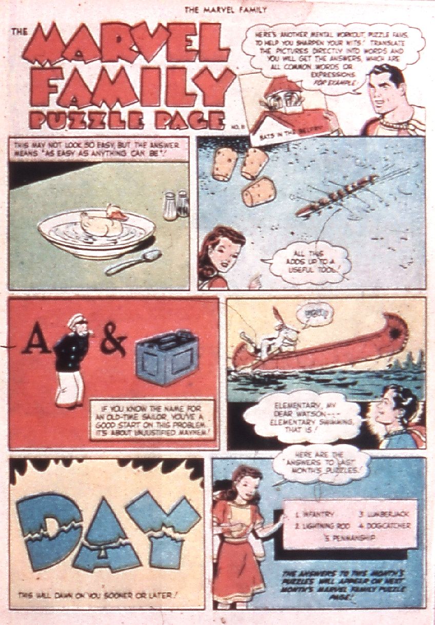 Read online The Marvel Family comic -  Issue #31 - 25