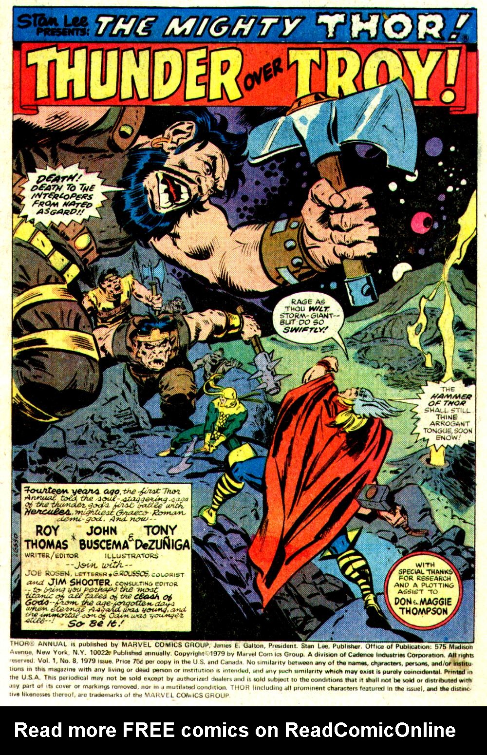 Read online Thor (1966) comic -  Issue # _Annual 8 - 2