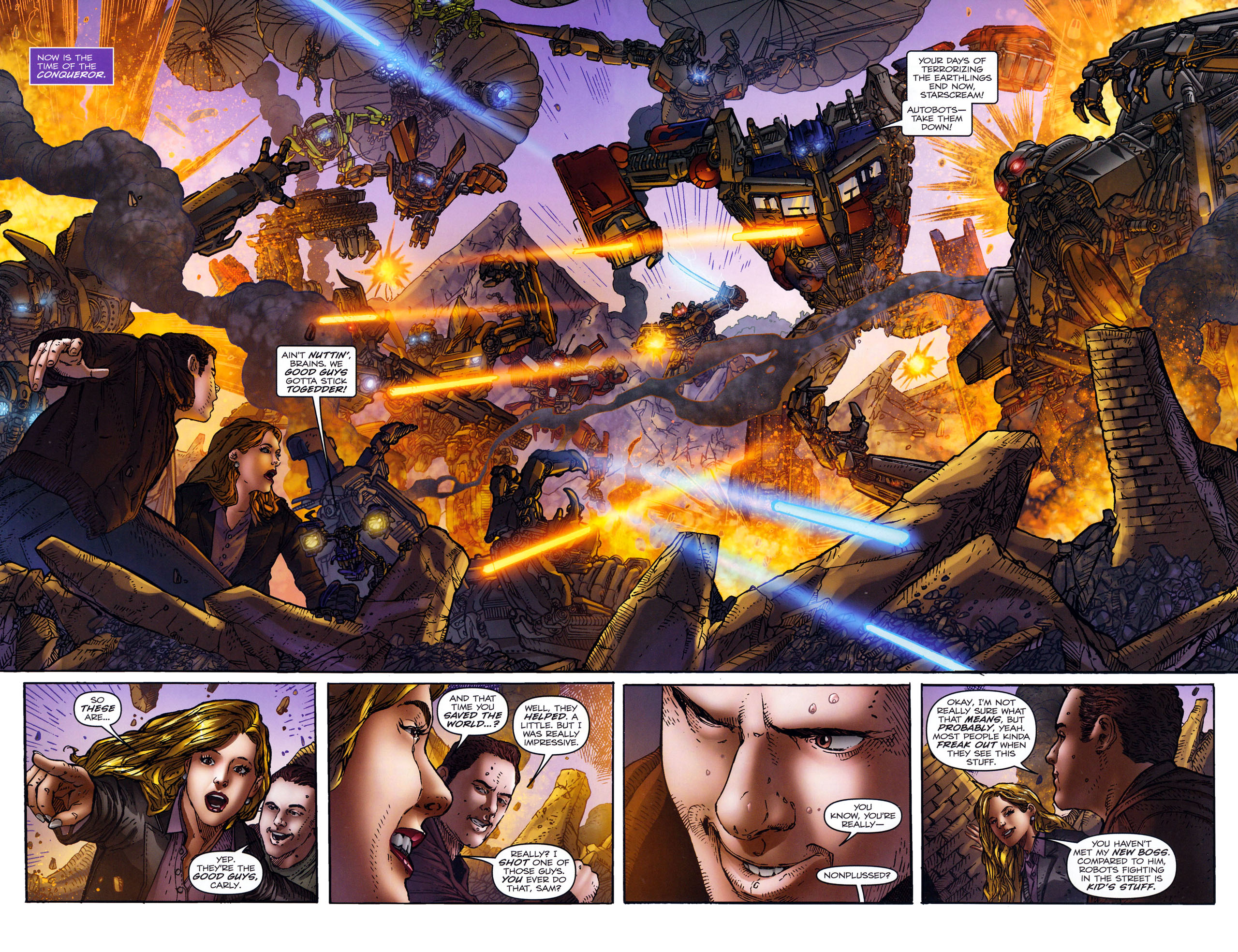 Read online Transformers: Dark of the Moon Rising Storm comic -  Issue #4 - 4