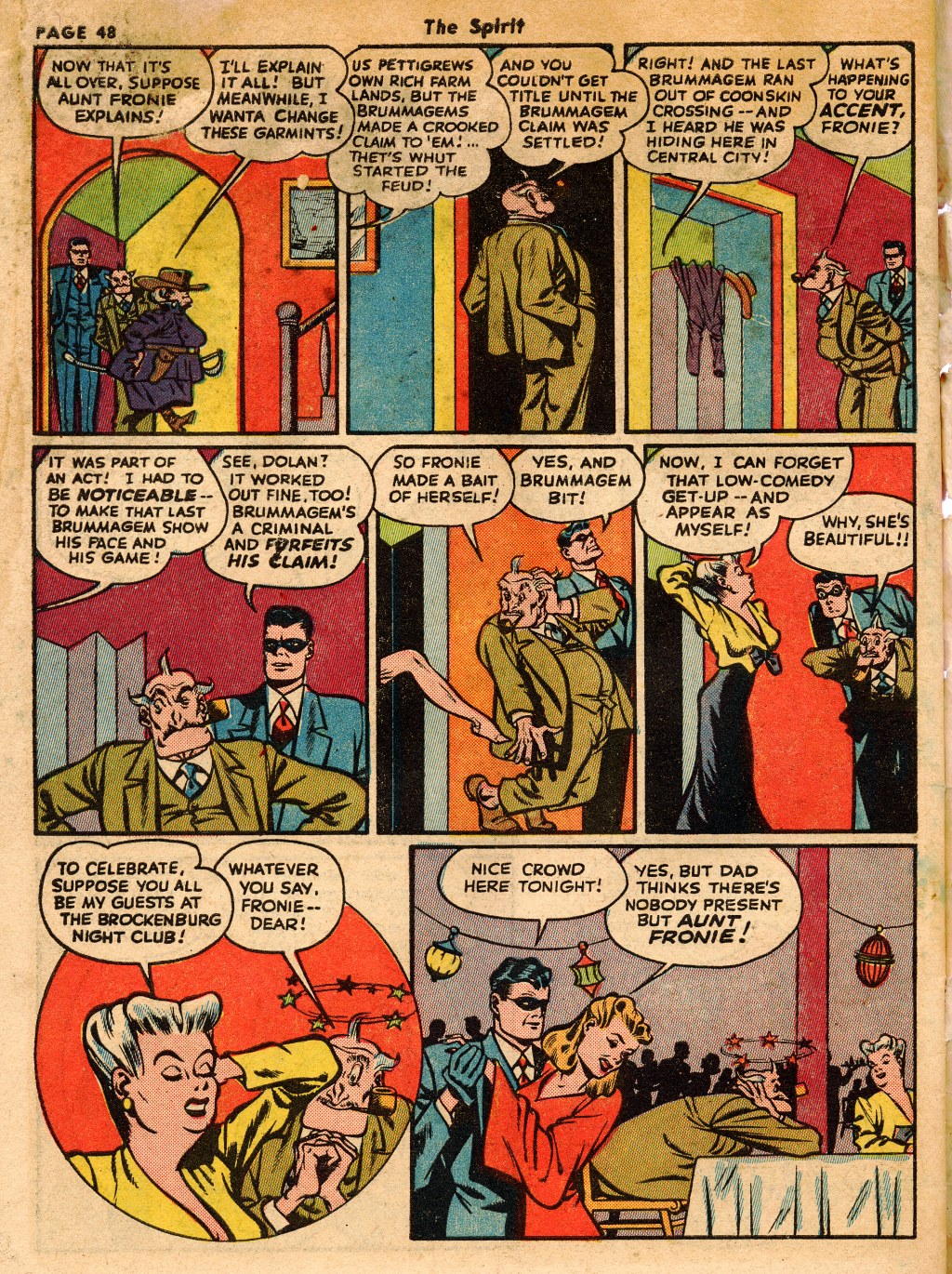 Read online The Spirit (1944) comic -  Issue #2 - 50