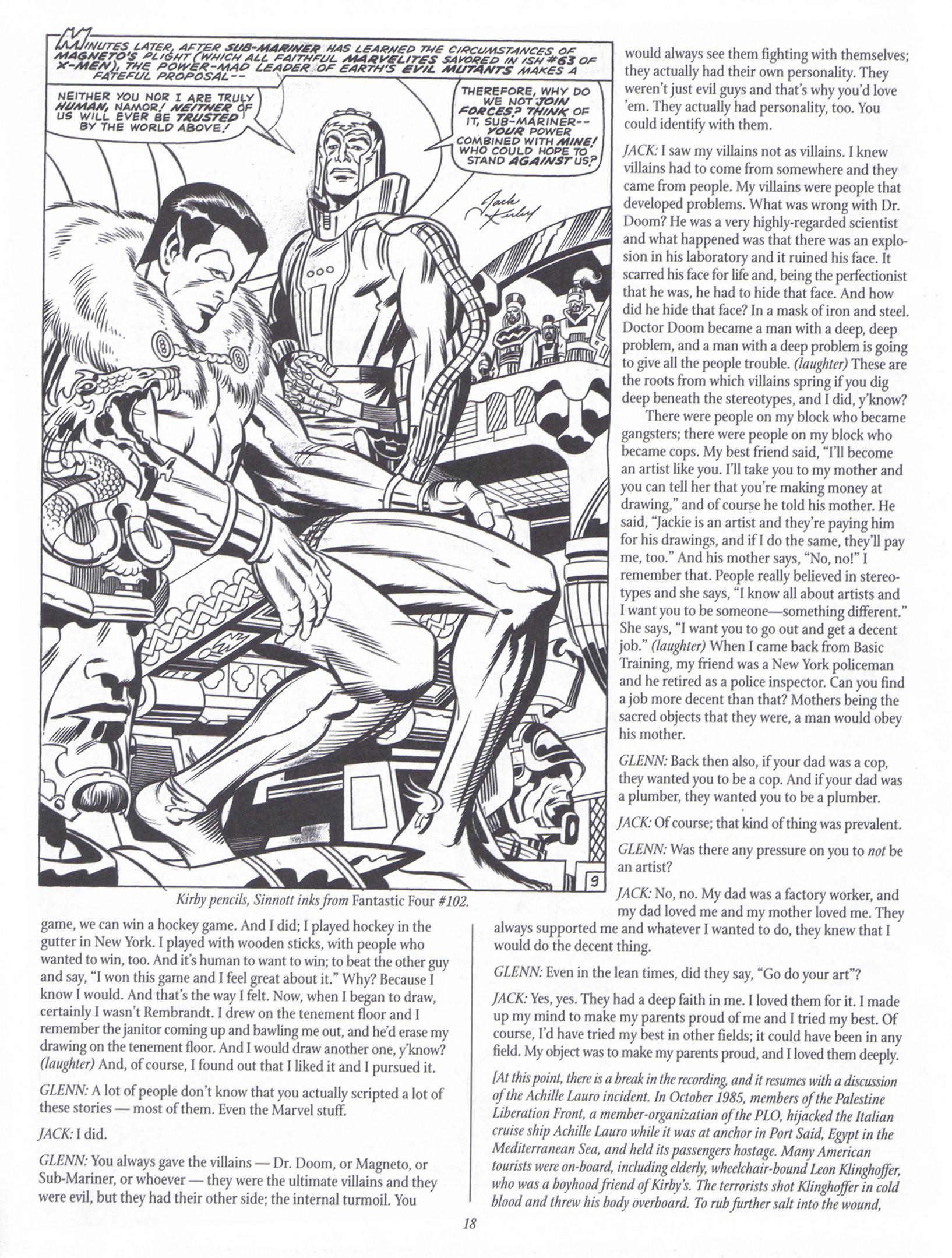 Read online The Jack Kirby Collector comic -  Issue #22 - 18