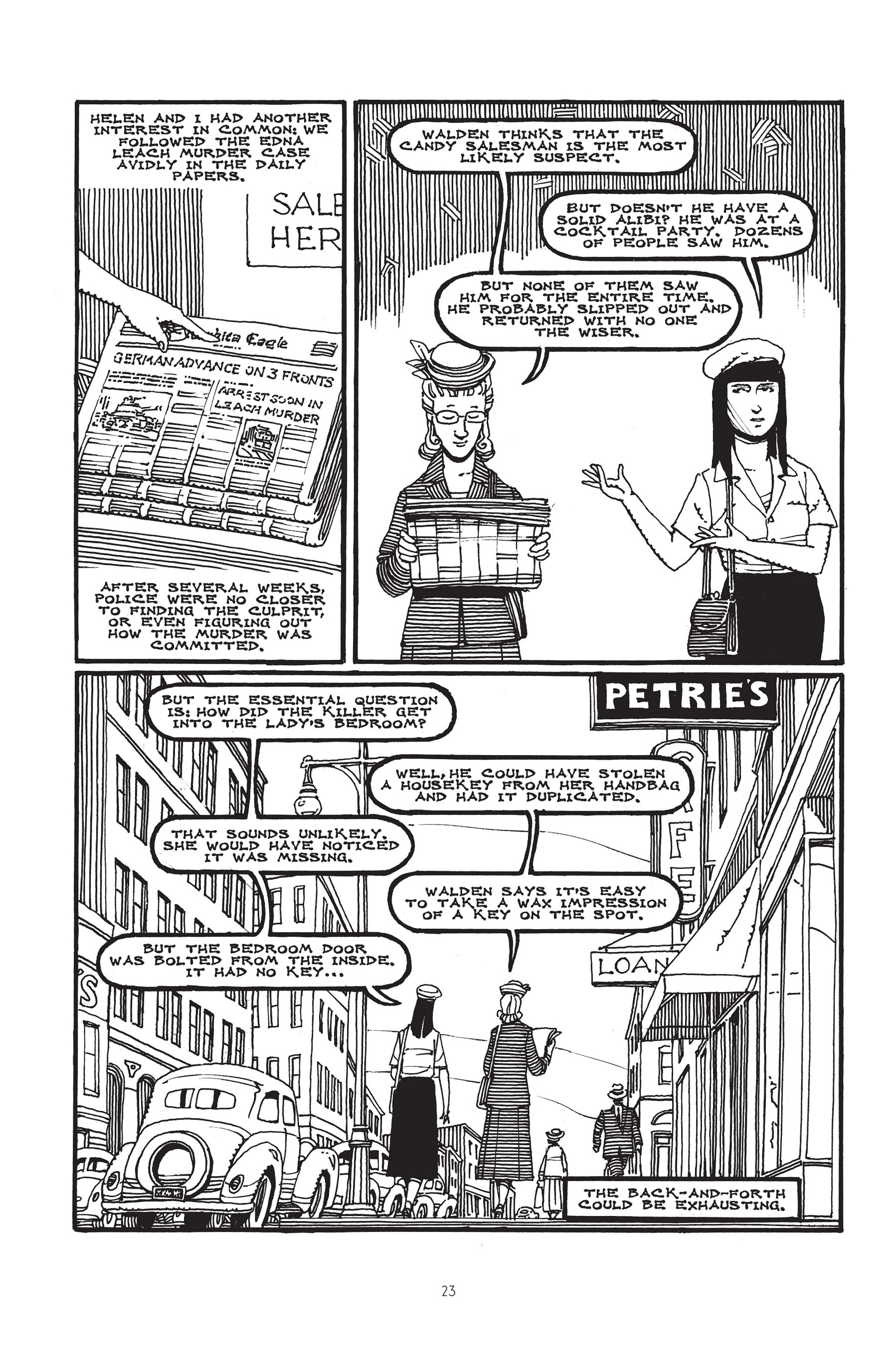 Read online Louise Brooks: Detective comic -  Issue # TPB - 24