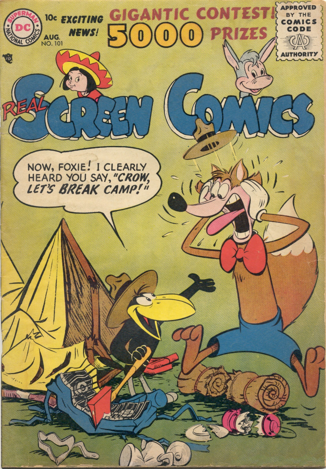 Read online Real Screen Comics comic -  Issue #101 - 1