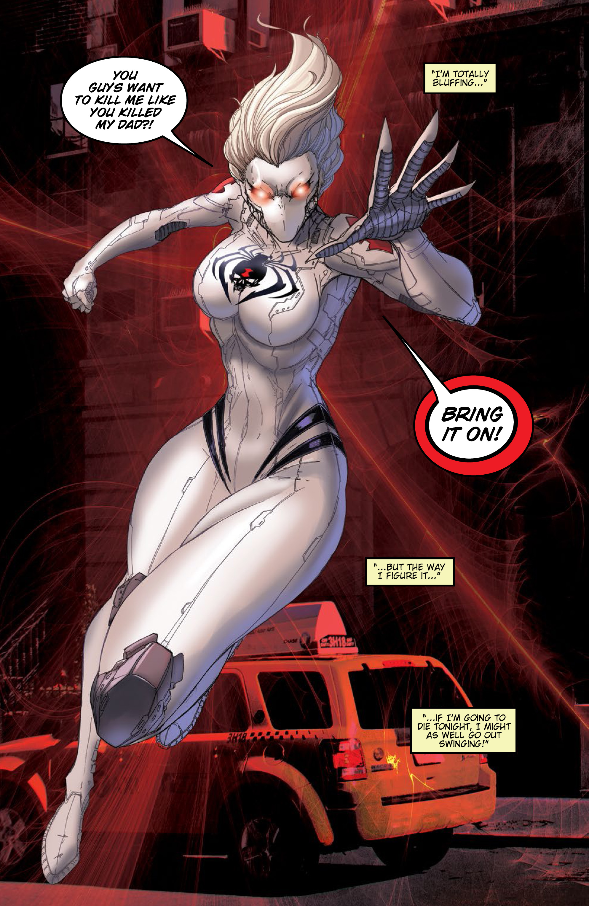 Read online White Widow comic -  Issue #1 - 24