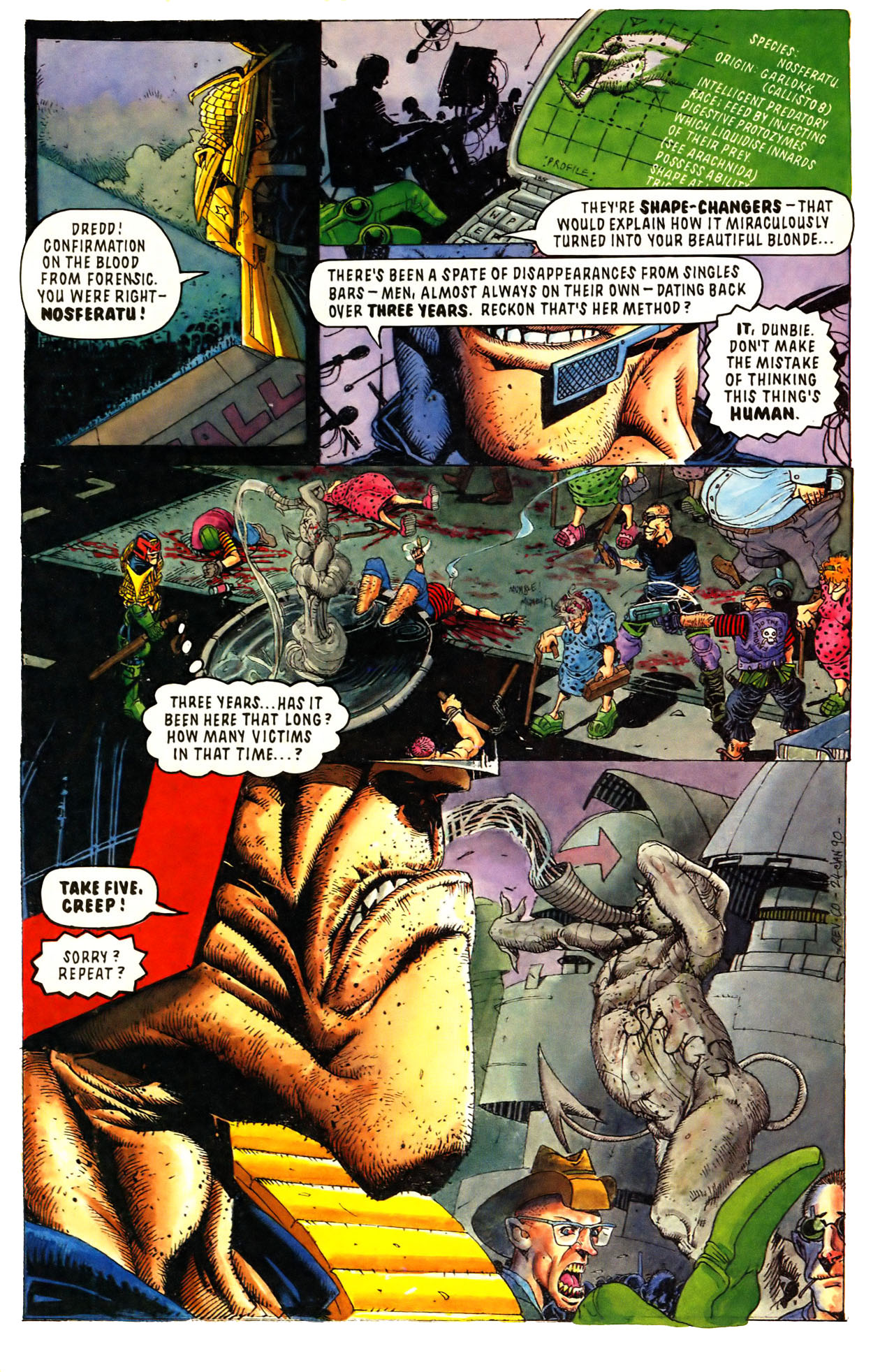 Read online Judge Dredd: The Megazine comic -  Issue #8 - 8