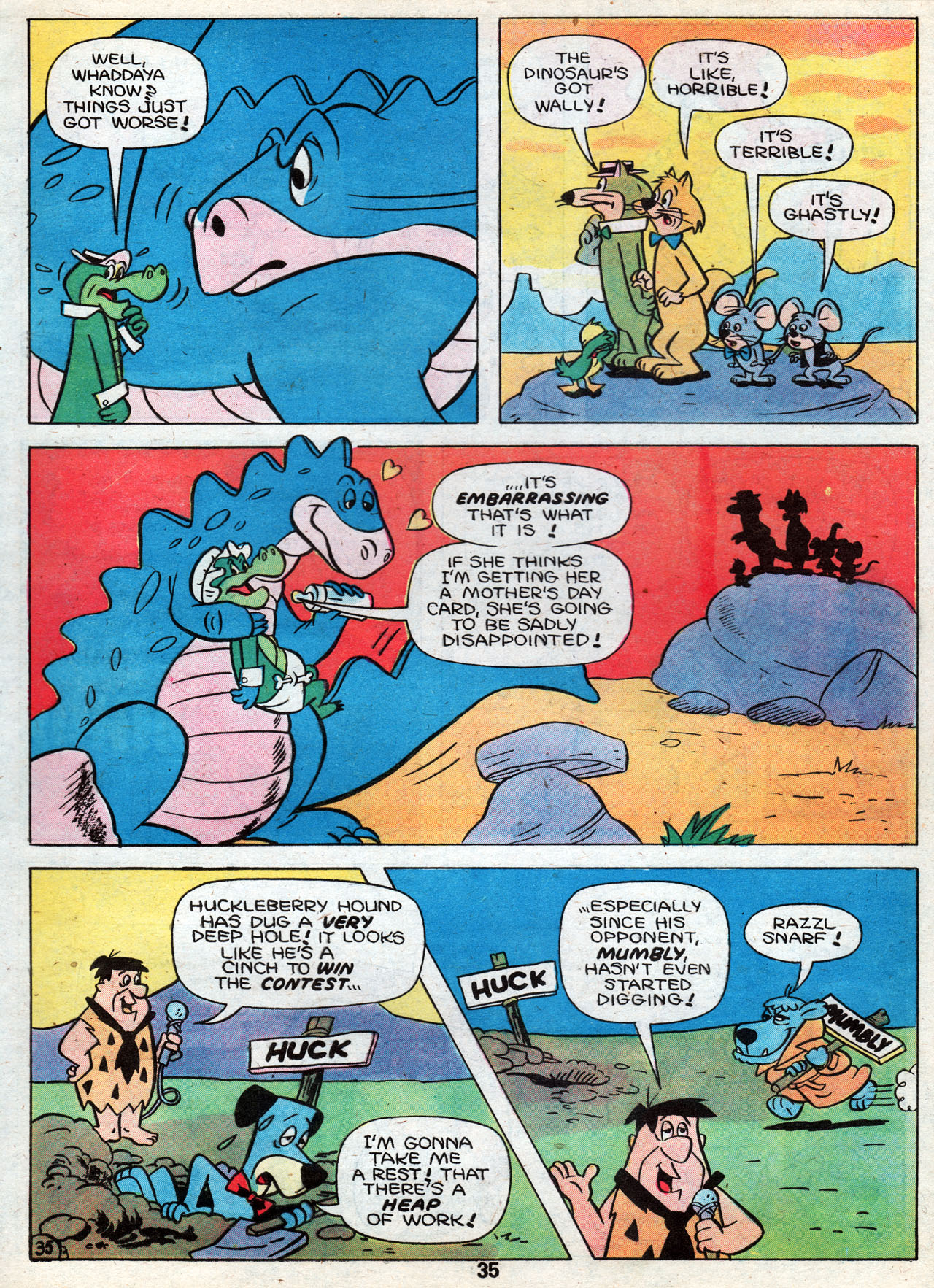 Read online Flintstones Visits Laff-A-Lympics comic -  Issue # Full - 37