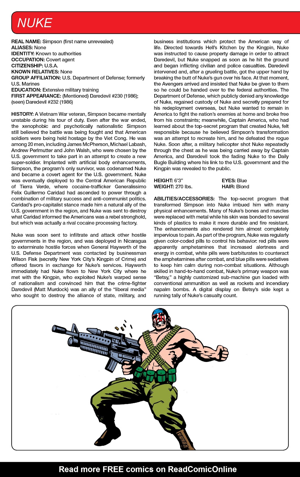 Marvel Legacy:  The 1980's Handbook issue Full - Page 40