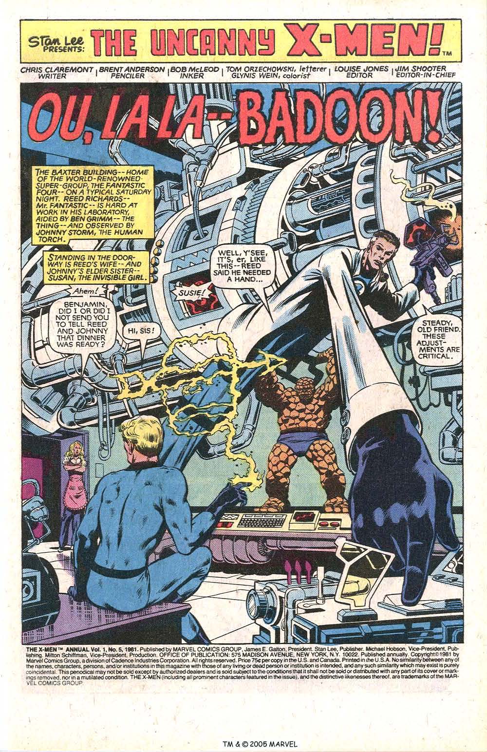 Read online X-Men Annual comic -  Issue #5 - 3