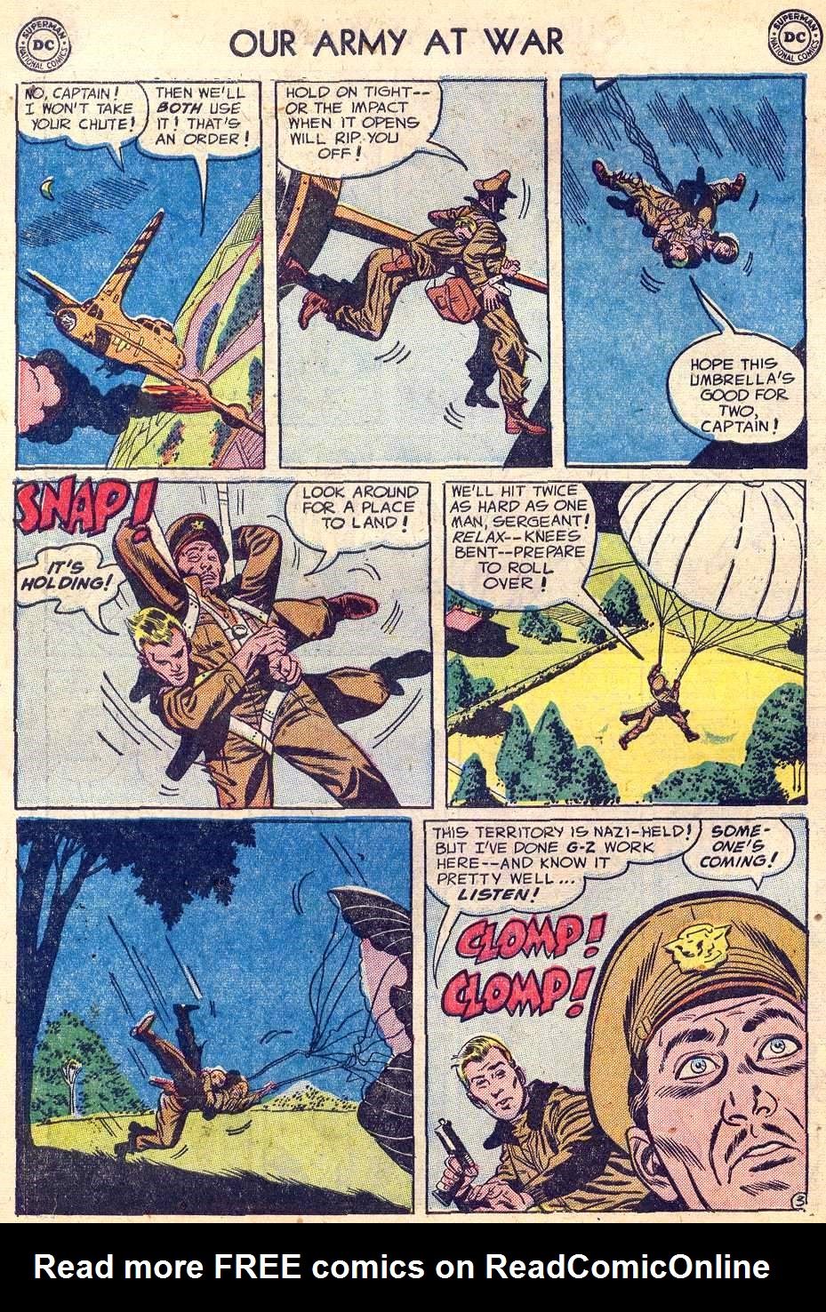 Read online Our Army at War (1952) comic -  Issue #31 - 30