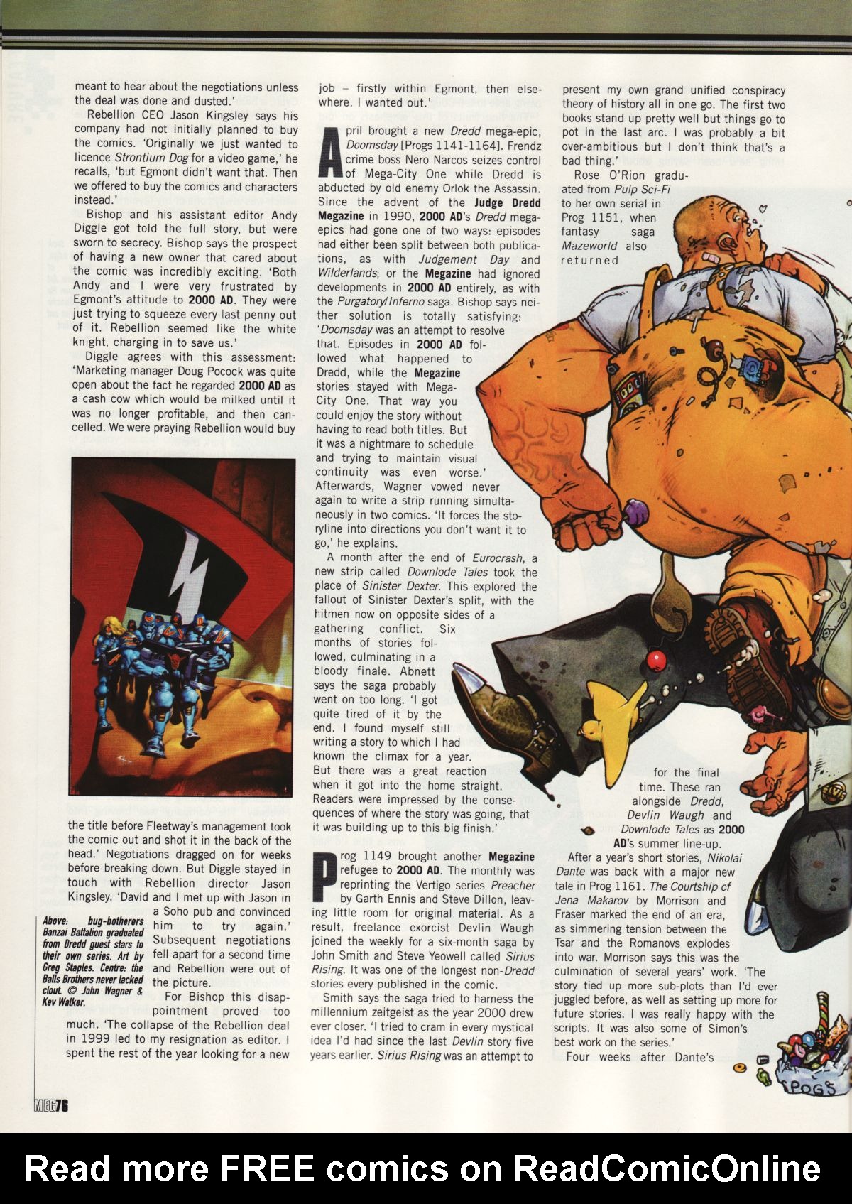 Read online Judge Dredd Megazine (Vol. 5) comic -  Issue #204 - 76