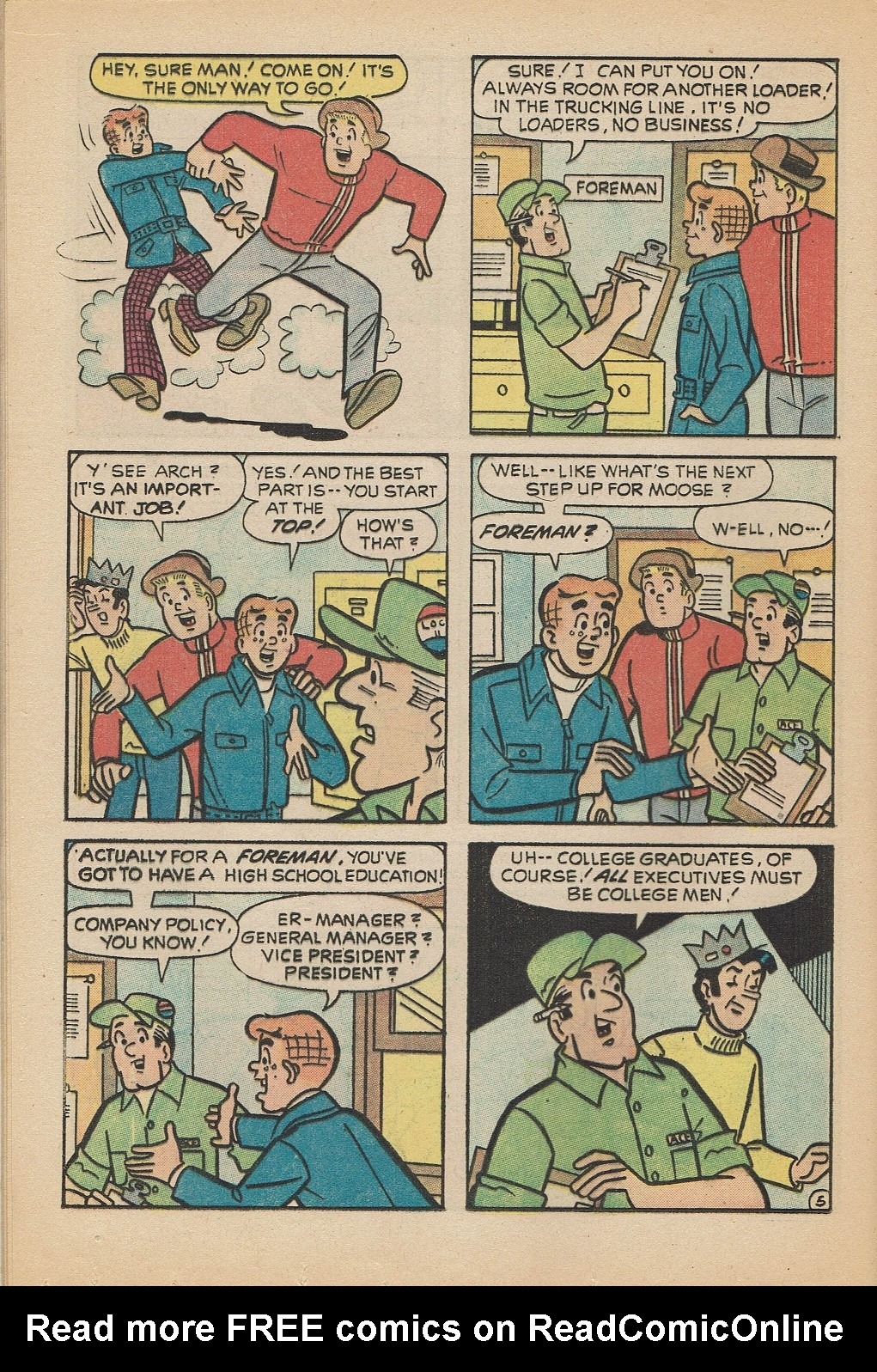 Read online Archie at Riverdale High (1972) comic -  Issue #6 - 16