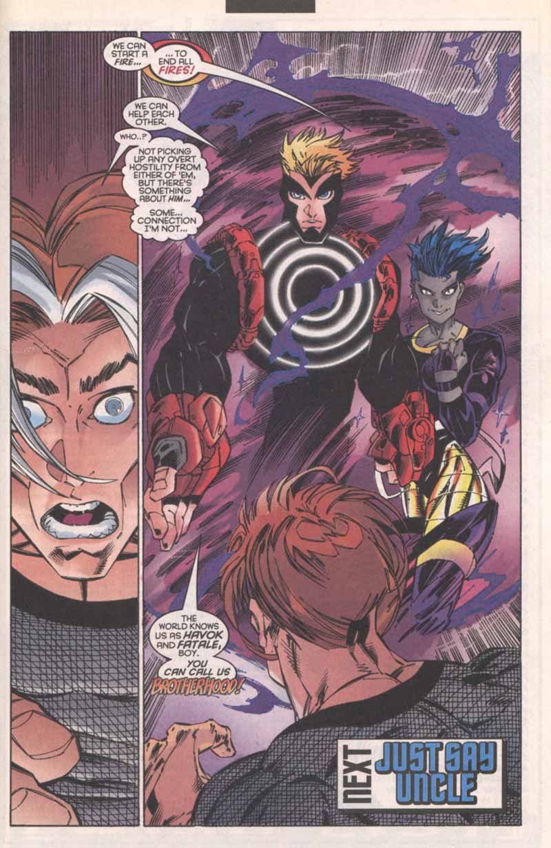 Read online X-Man comic -  Issue #26 - 23