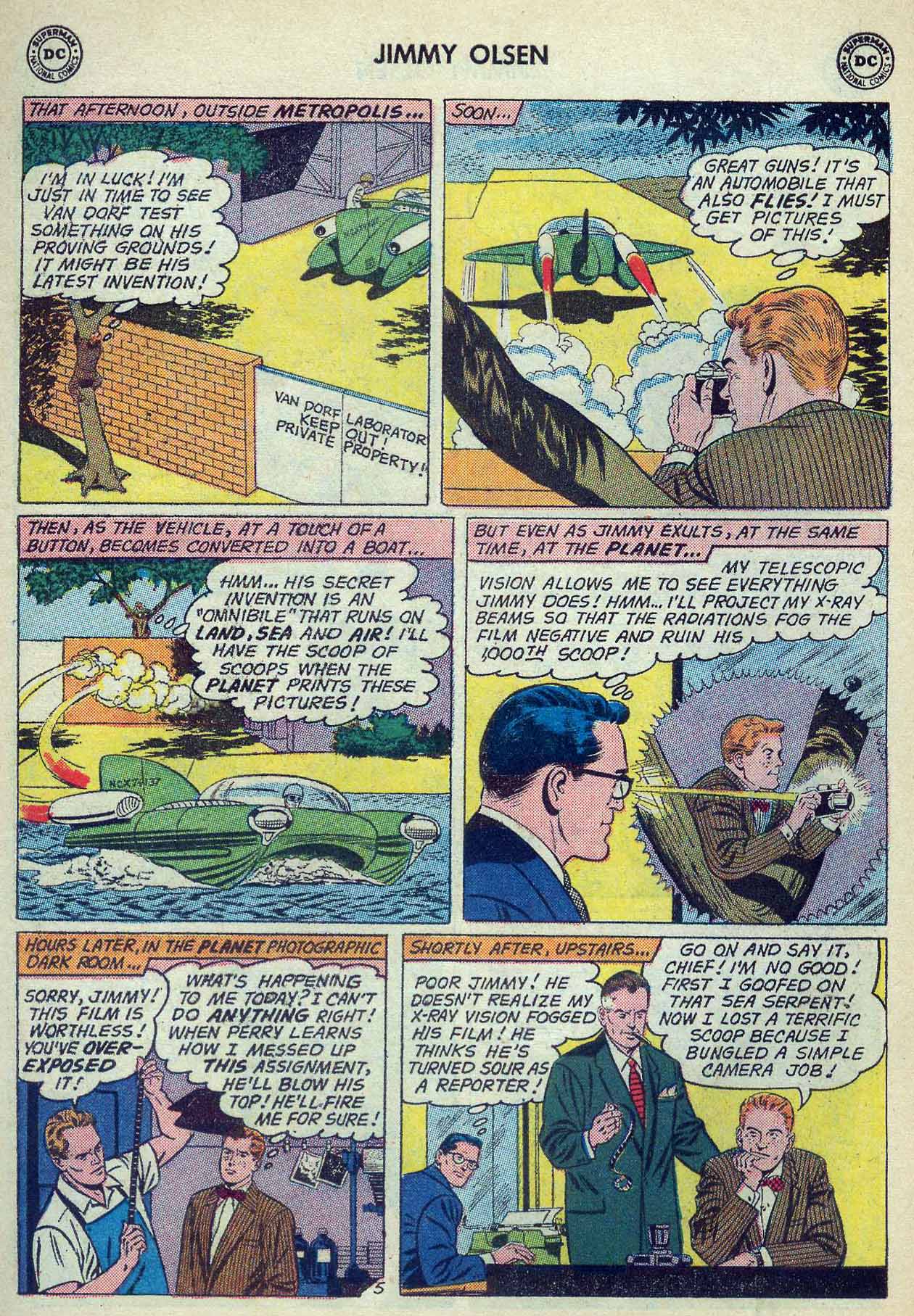 Read online Superman's Pal Jimmy Olsen comic -  Issue #51 - 7
