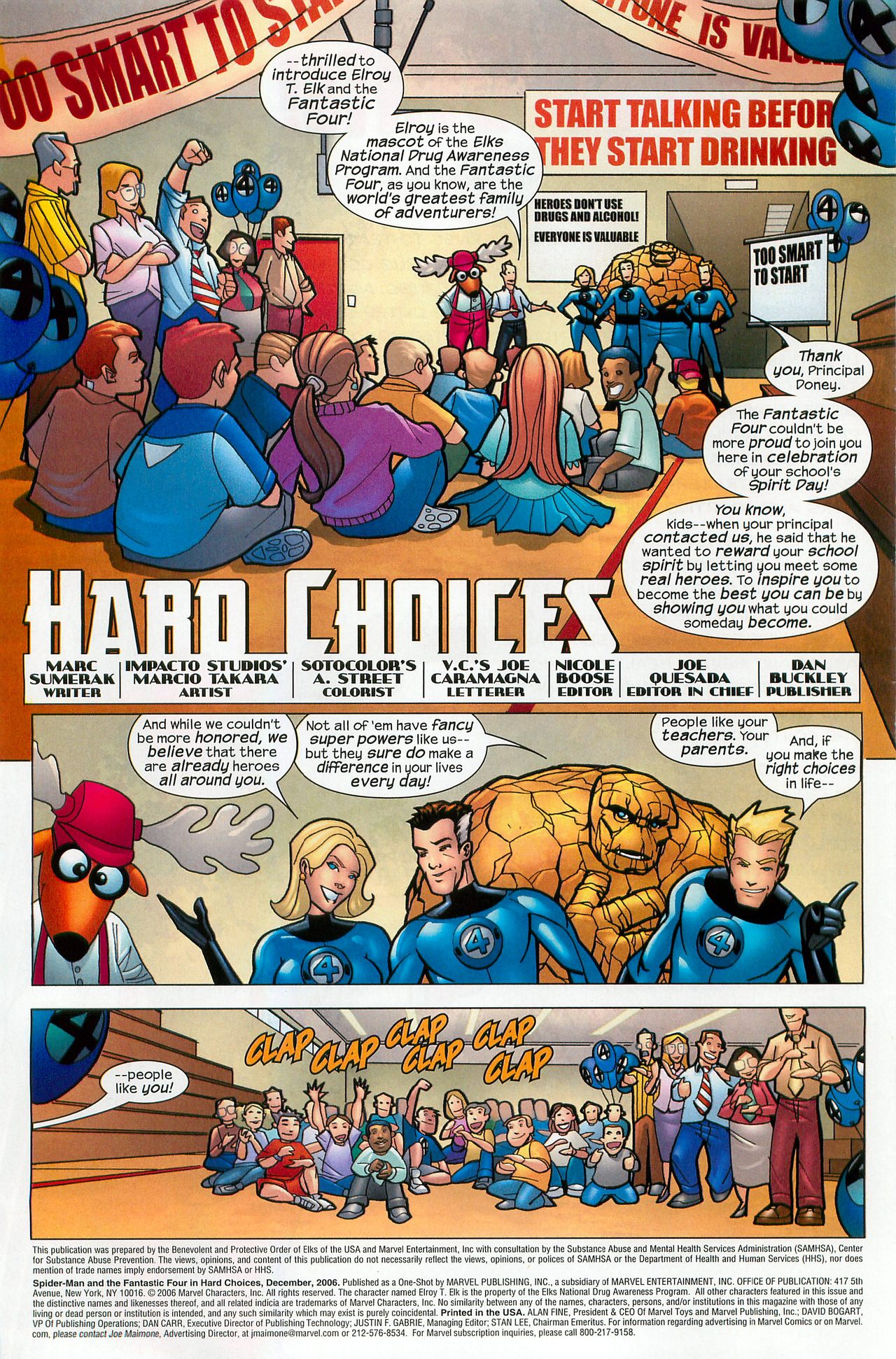 Read online Spider-Man and the Fantastic Four in Hard Choices comic -  Issue # Full - 4