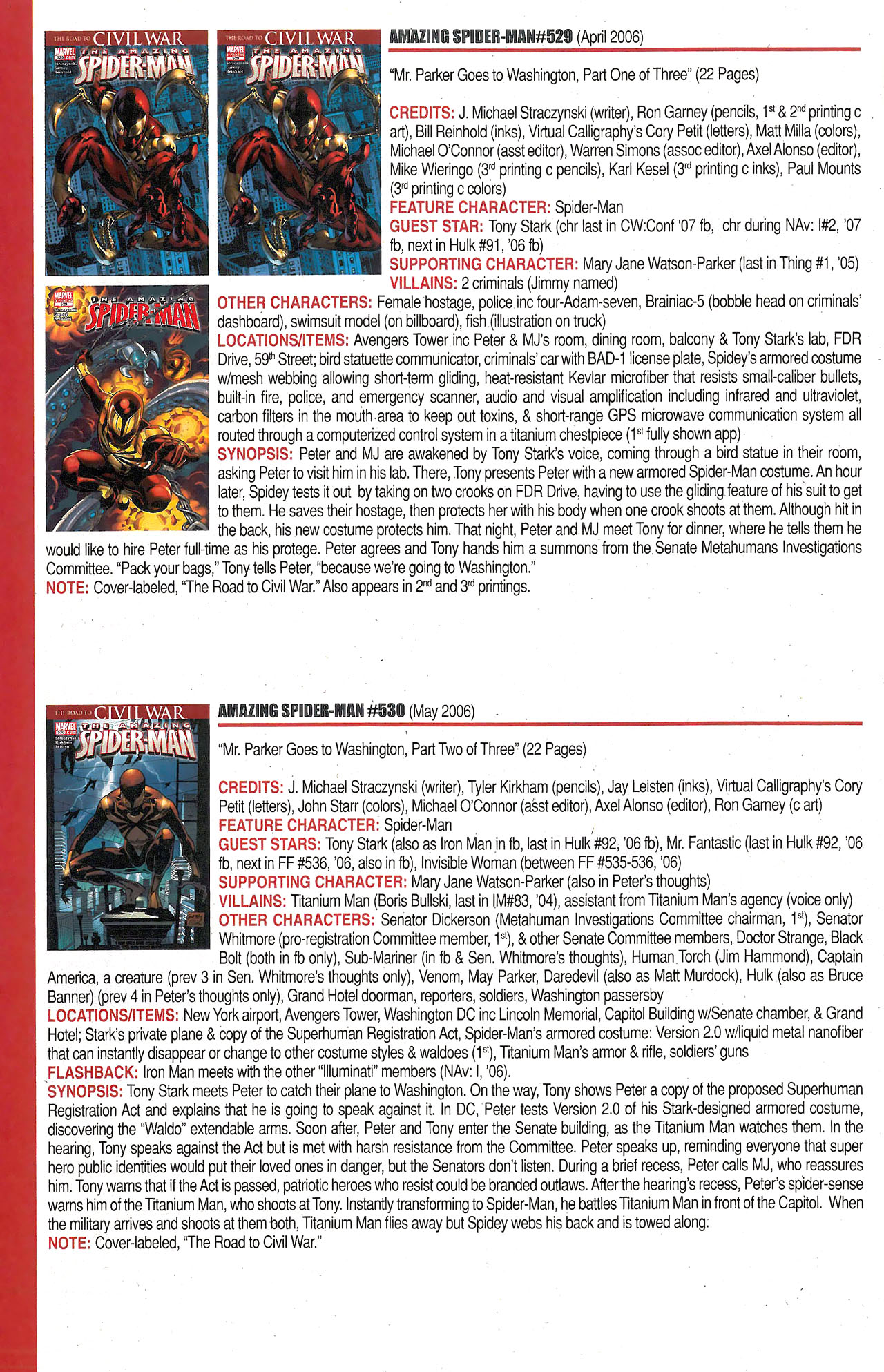 Read online Official Index to the Marvel Universe comic -  Issue #12 - 24