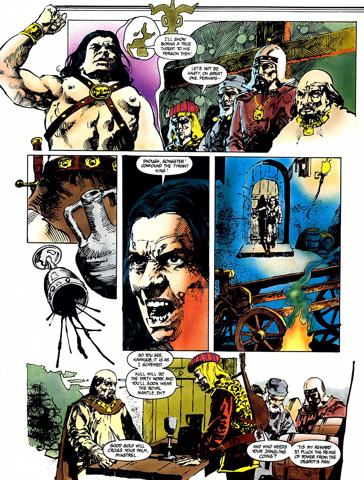 Read online Marvel Graphic Novel comic -  Issue #47 - Kull - The Vale Of Shadow - 34