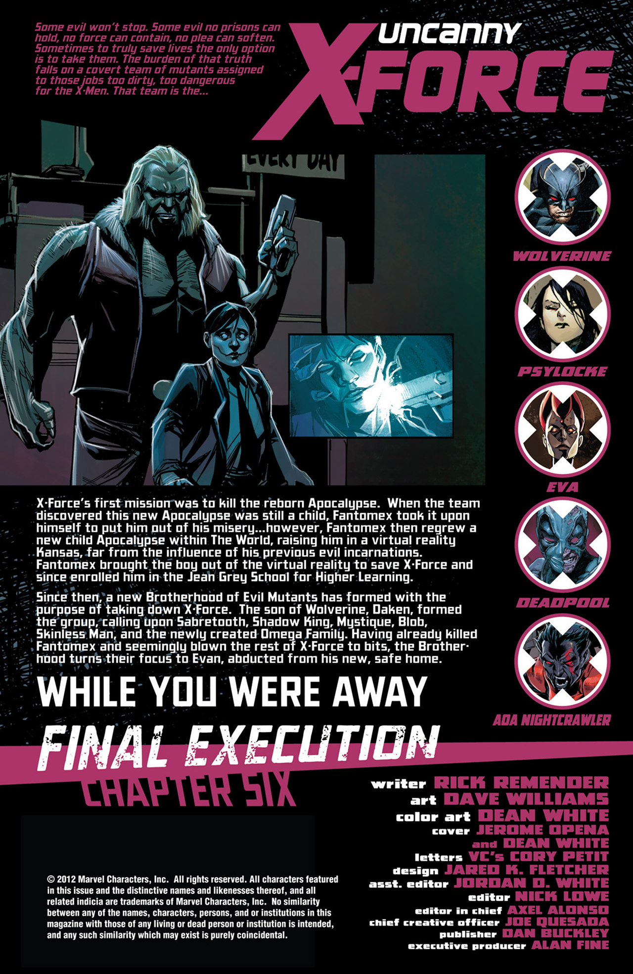 Read online Uncanny X-Force (2010) comic -  Issue #30 - 2