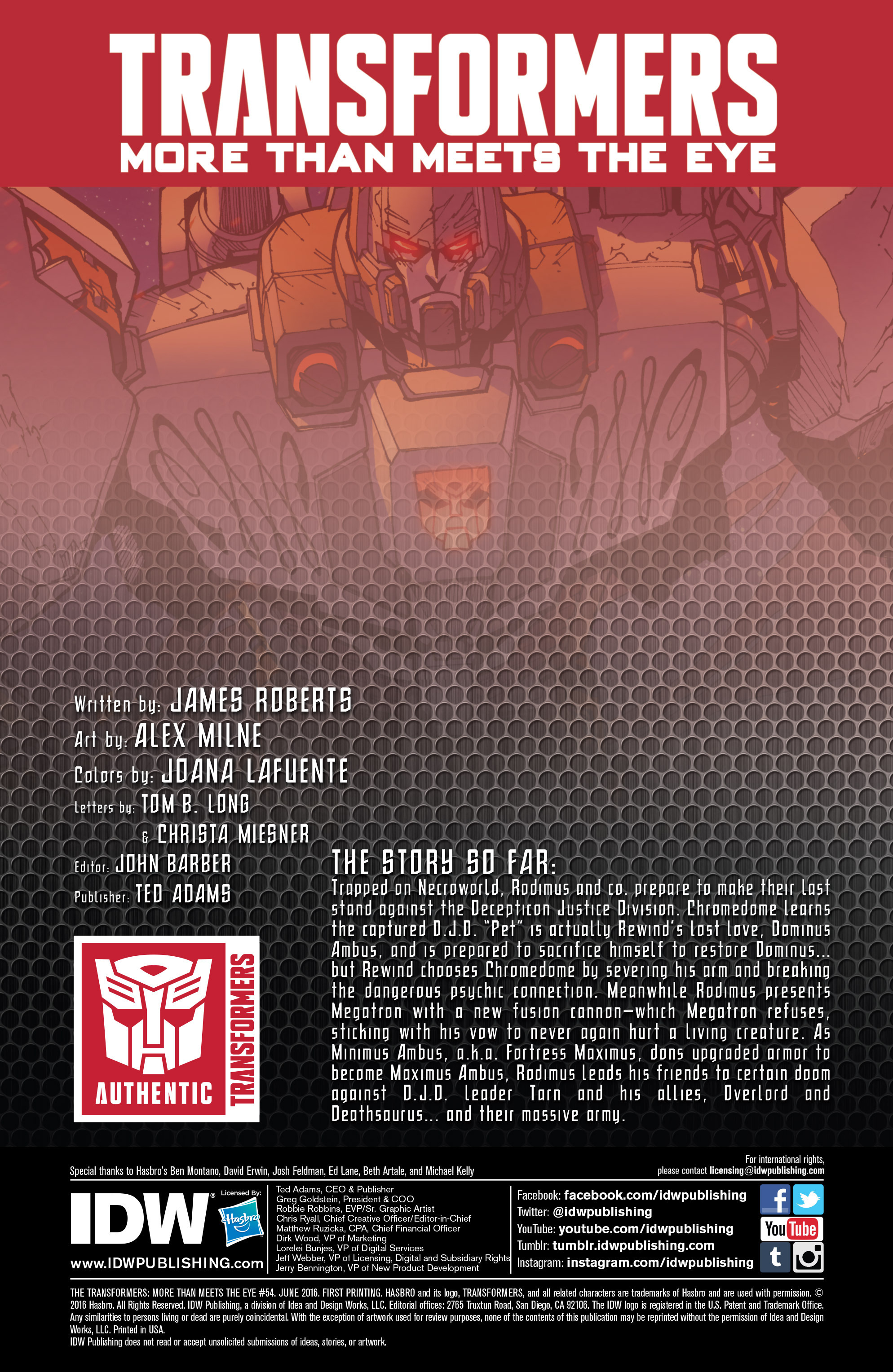 Read online The Transformers: More Than Meets The Eye comic -  Issue #54 - 2