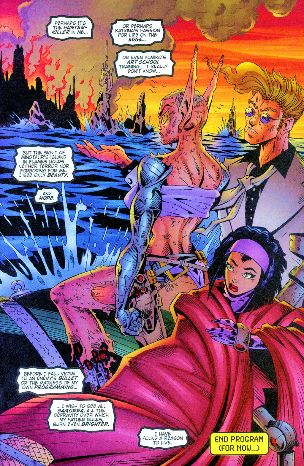 Read online Cybernary comic -  Issue #5 - 21