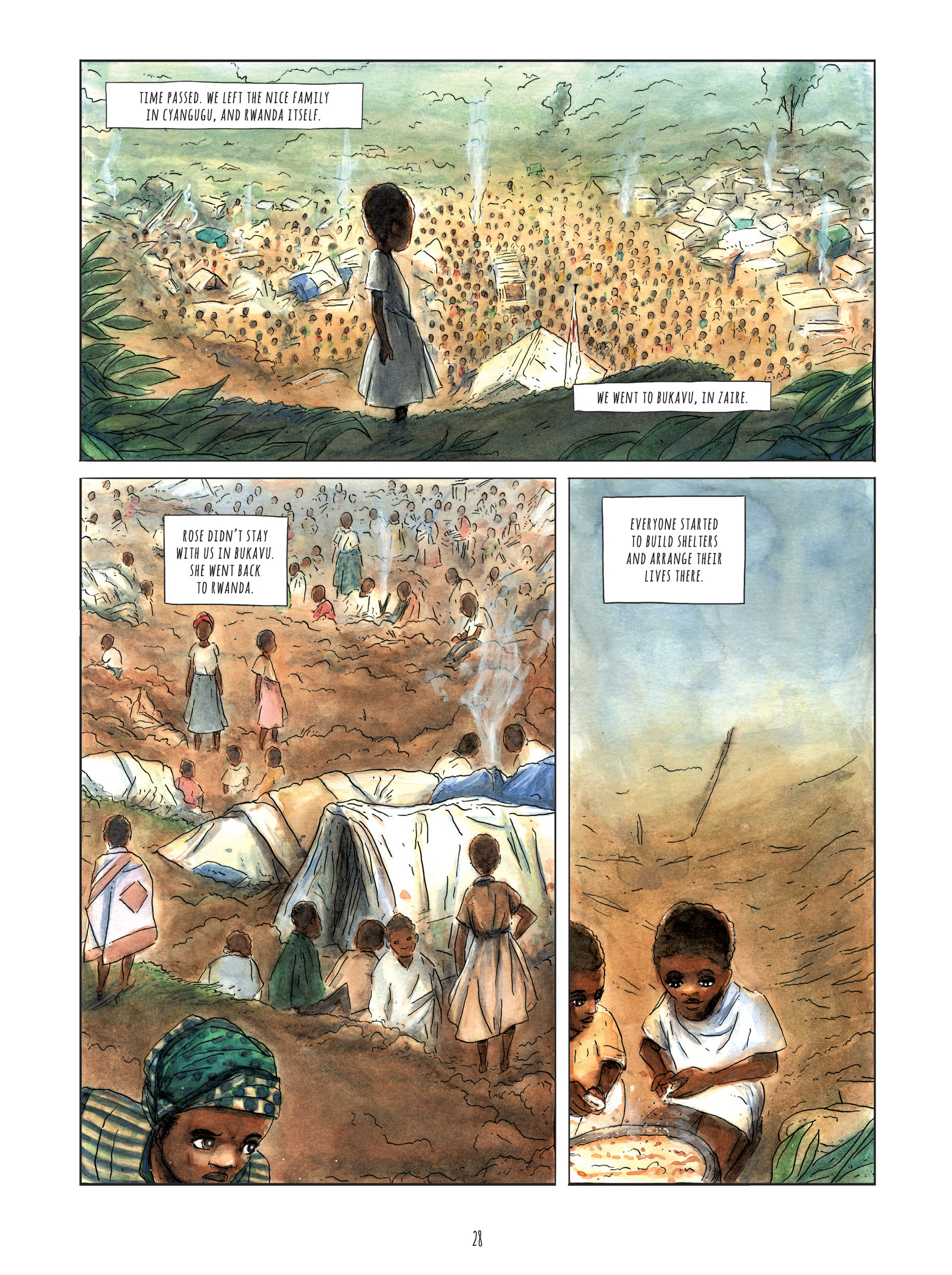 Read online Alice on the Run: One Child's Journey Through the Rwandan Civil War comic -  Issue # TPB - 27