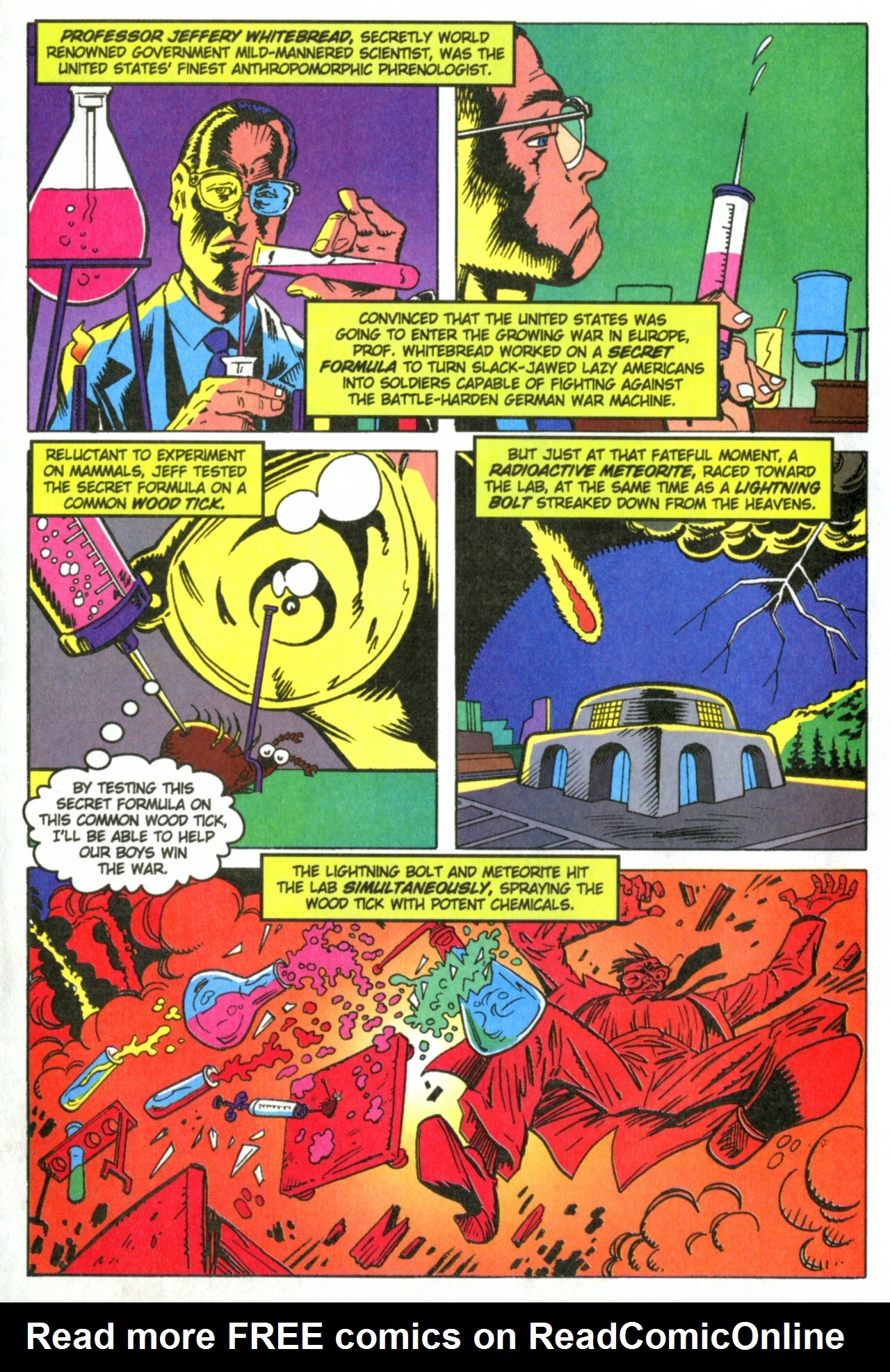 Read online The Tick's Golden Age Comic comic -  Issue #1 - 4