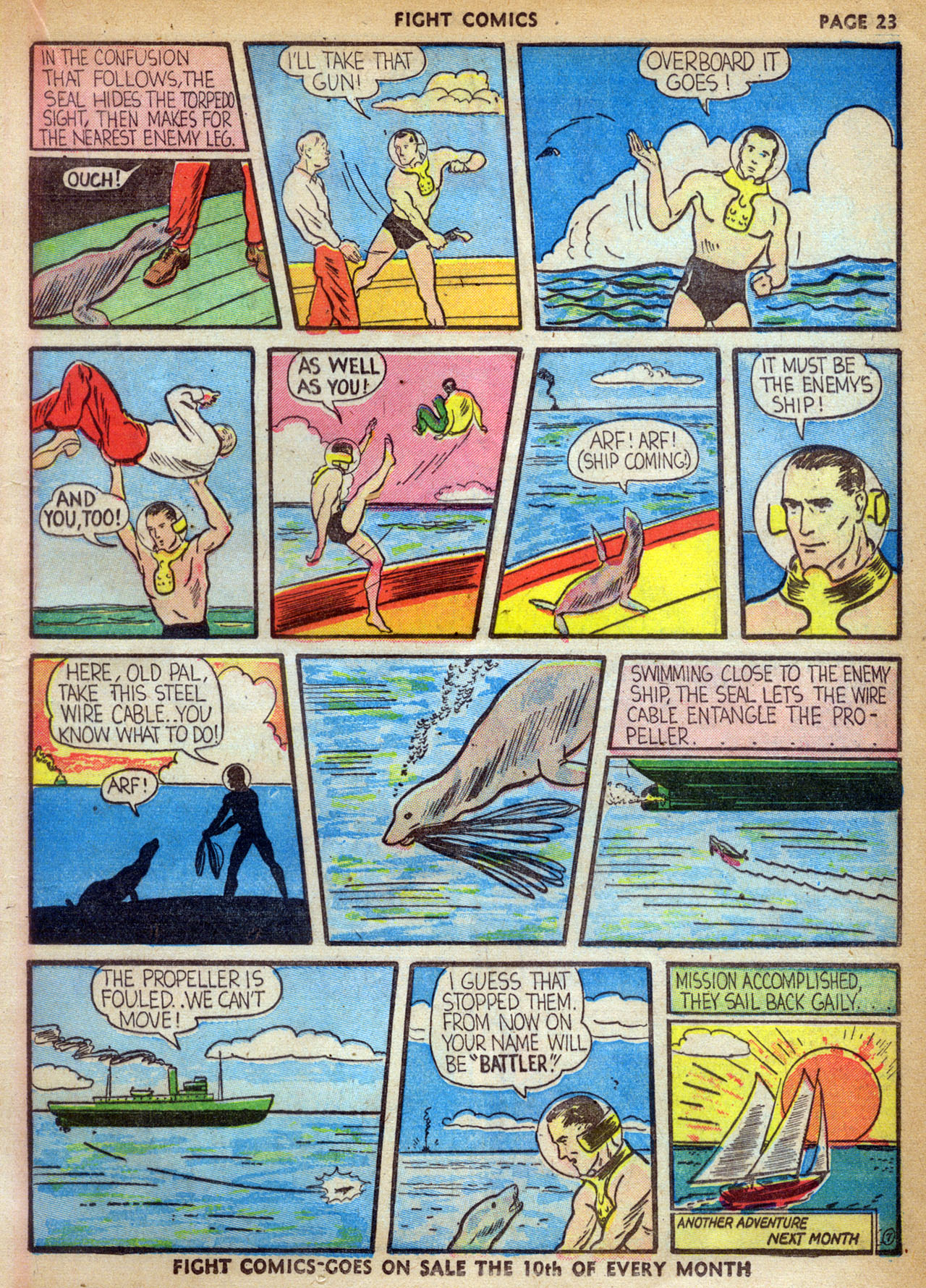 Read online Fight Comics comic -  Issue #8 - 25