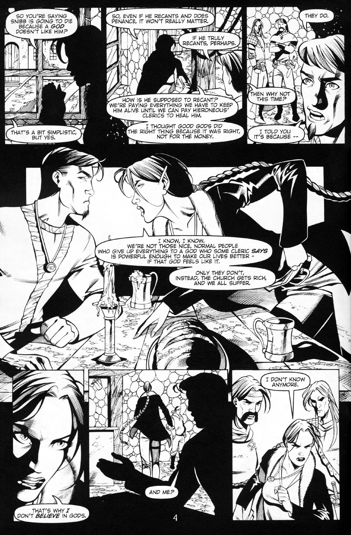 Read online Dungeons & Dragons: Black & White comic -  Issue #5 - 6