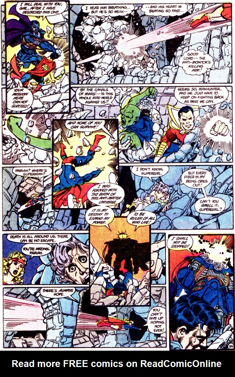 Read online Crisis on Infinite Earths (1985) comic -  Issue #7 - 34