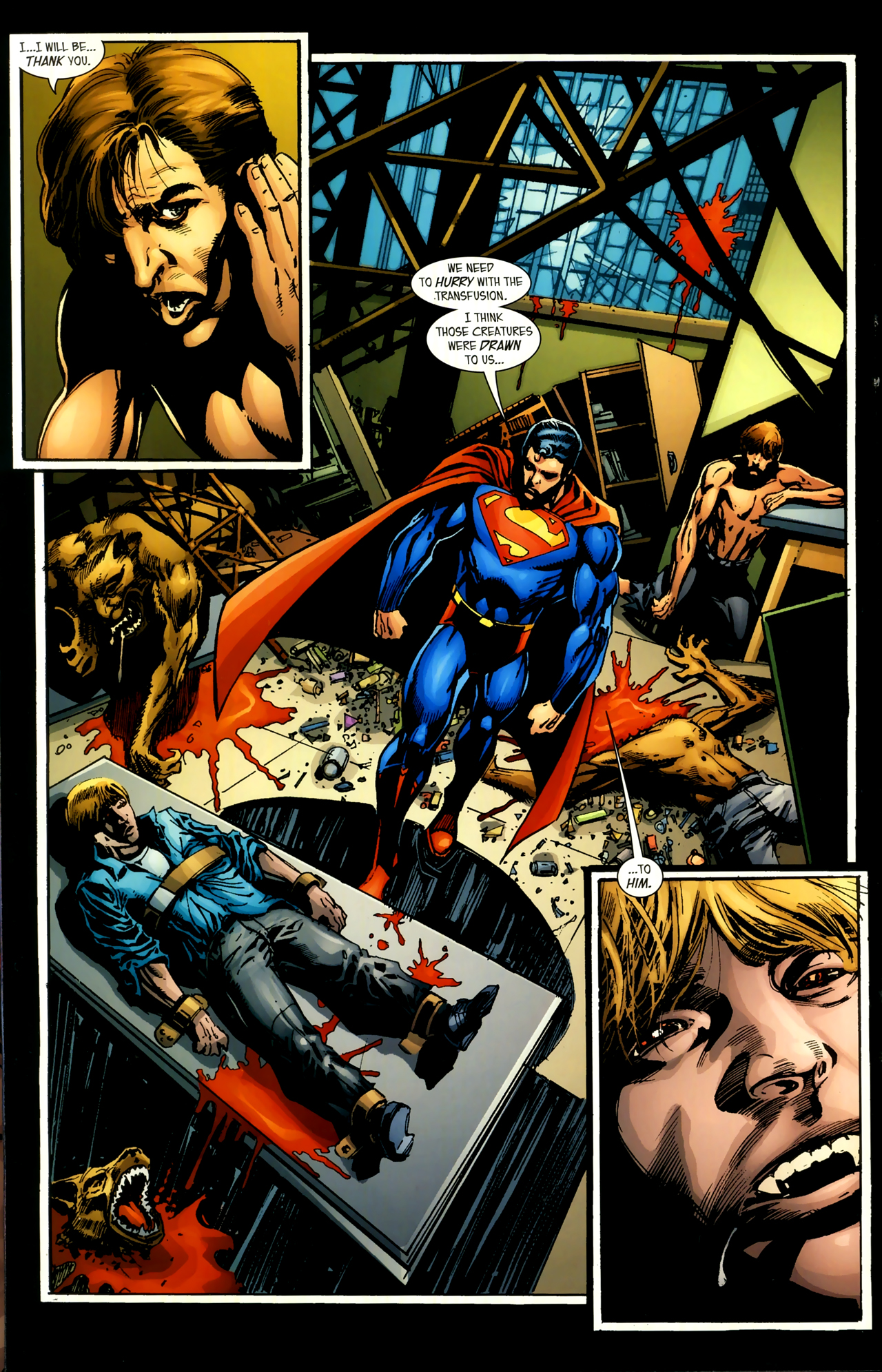 Read online Superman and Batman vs. Vampires and Werewolves comic -  Issue #5 - 17