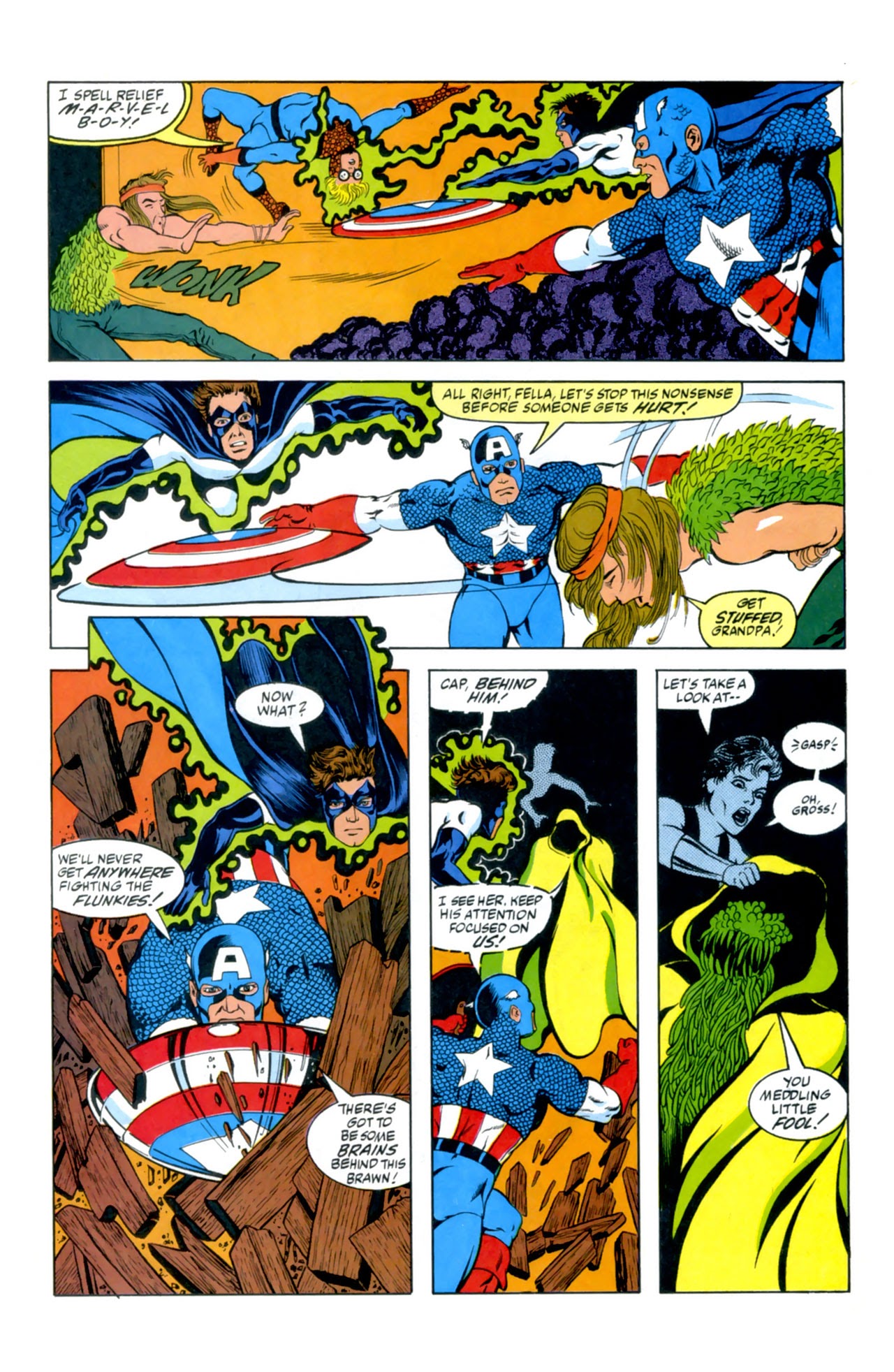 Read online Captain America Goes to War Against Drugs comic -  Issue #2 - 7