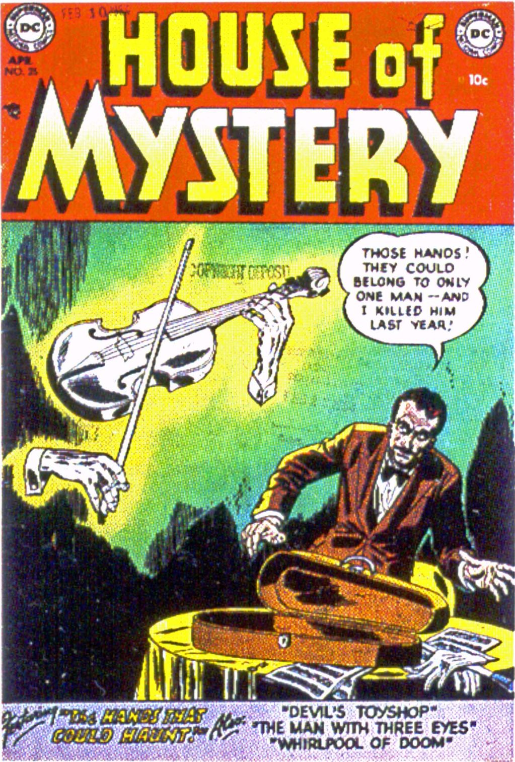 Read online House of Mystery (1951) comic -  Issue #25 - 1