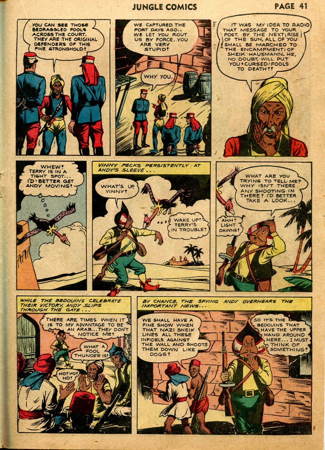Read online Jungle Comics comic -  Issue #40 - 43
