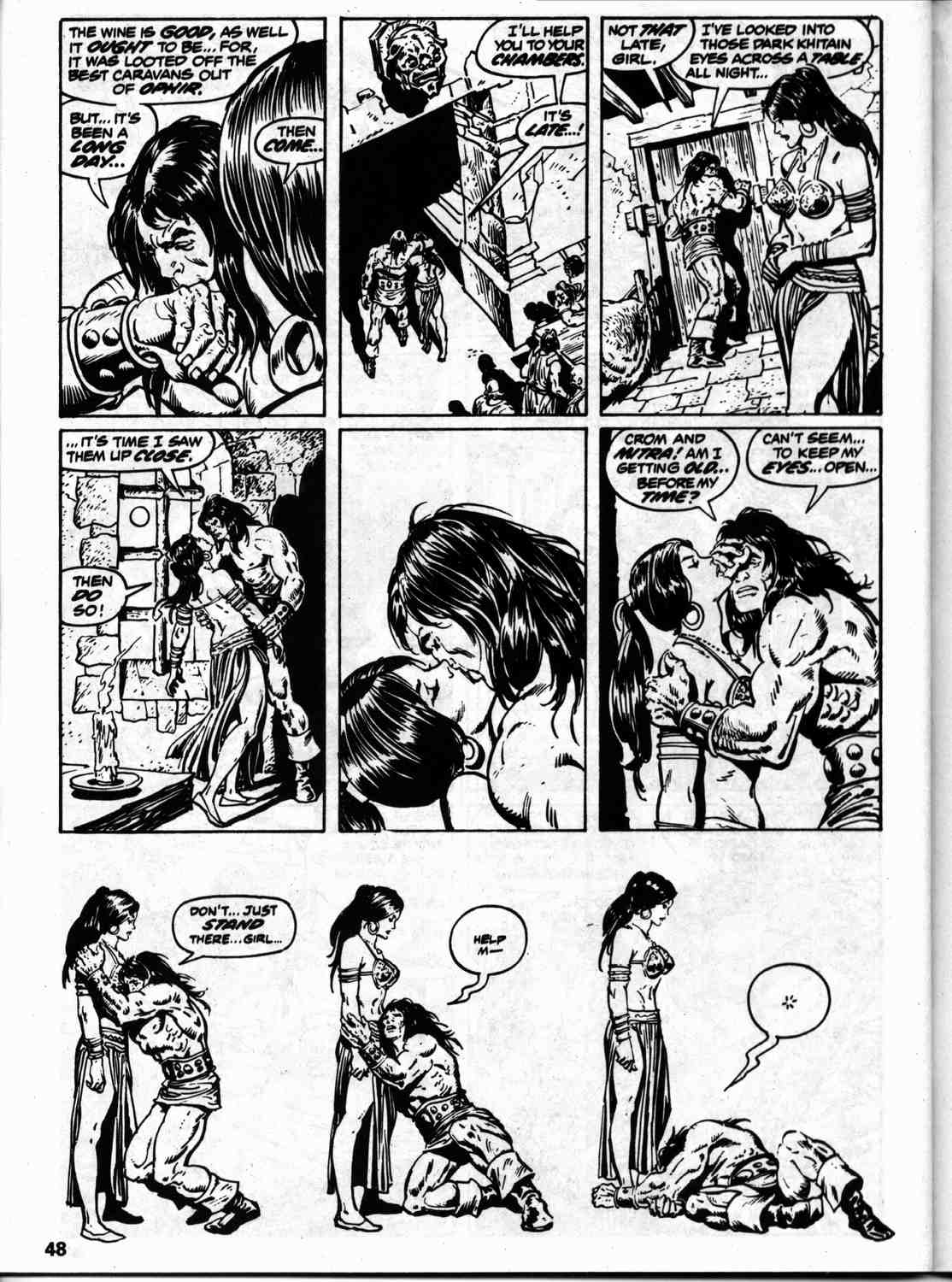 Read online The Savage Sword Of Conan comic -  Issue #59 - 55