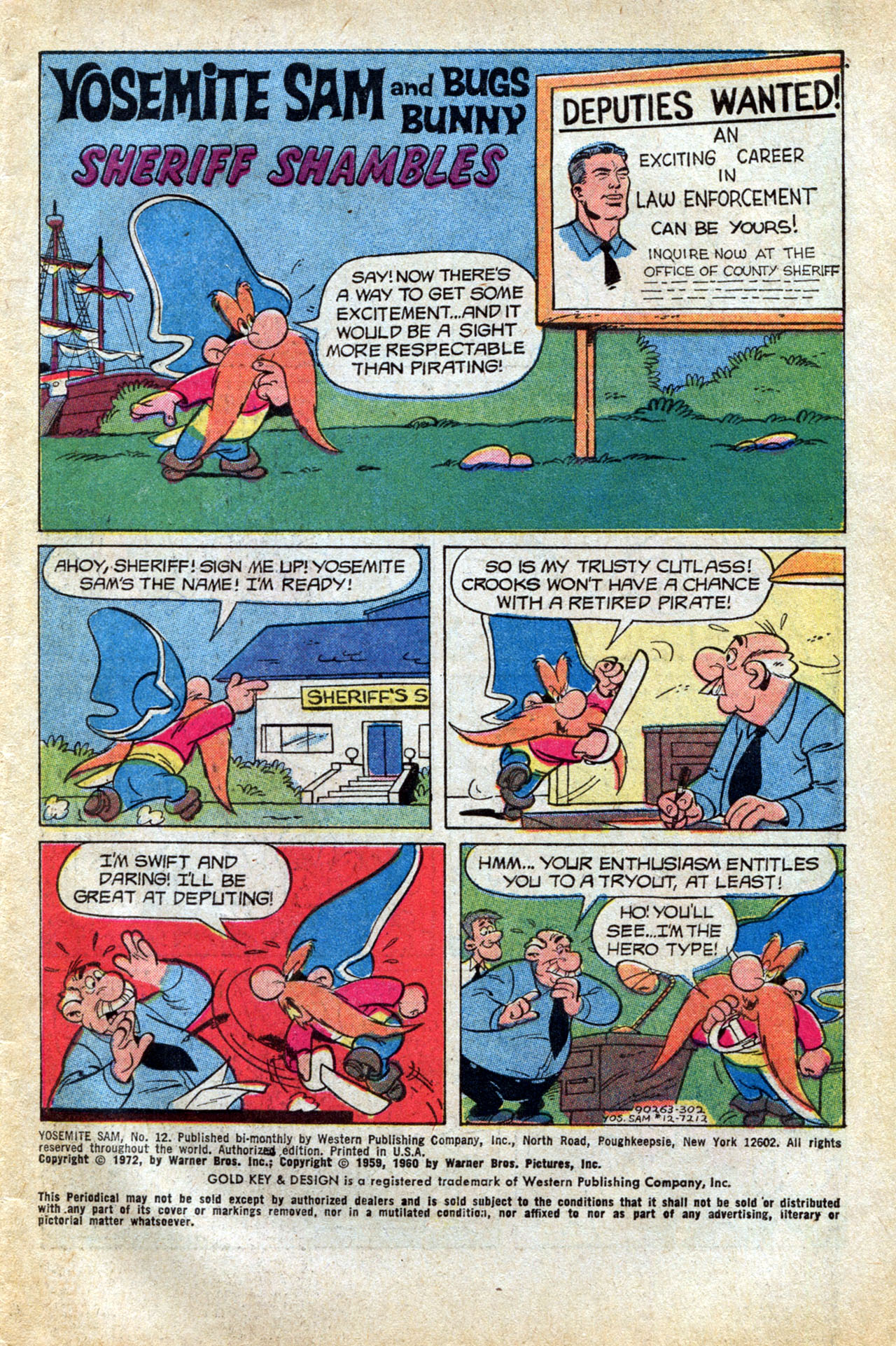 Read online Yosemite Sam and Bugs Bunny comic -  Issue #12 - 3