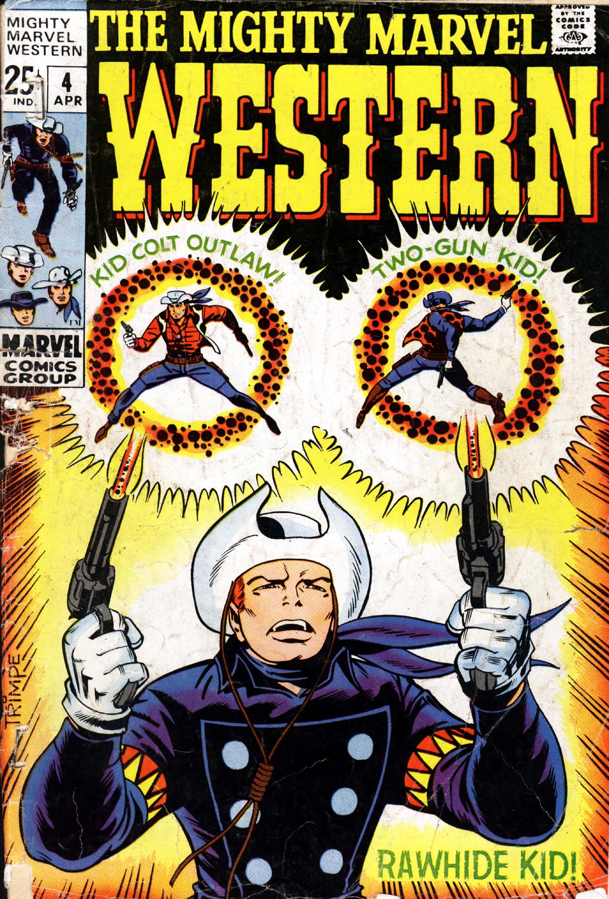 Read online The Mighty Marvel Western comic -  Issue #4 - 1