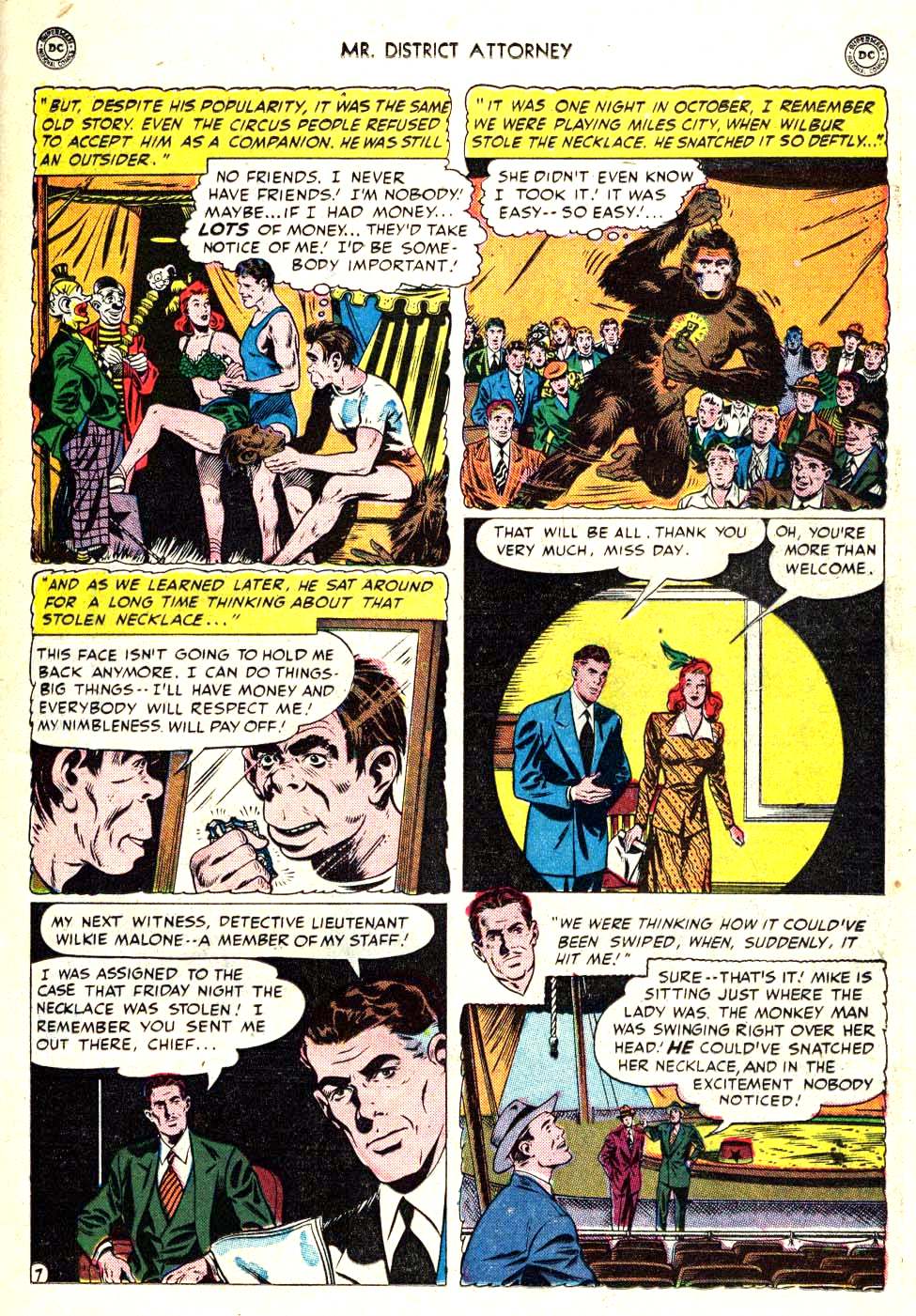 Read online Mr. District Attorney comic -  Issue #12 - 21