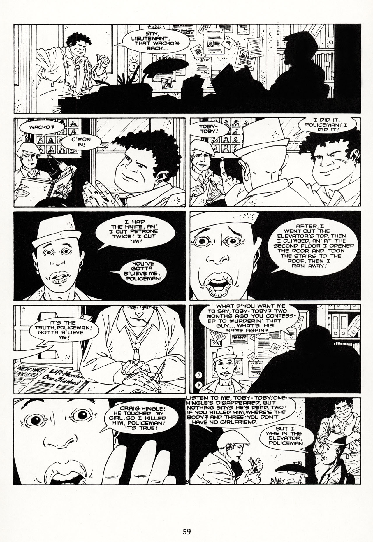 Read online Cheval Noir comic -  Issue #8 - 61
