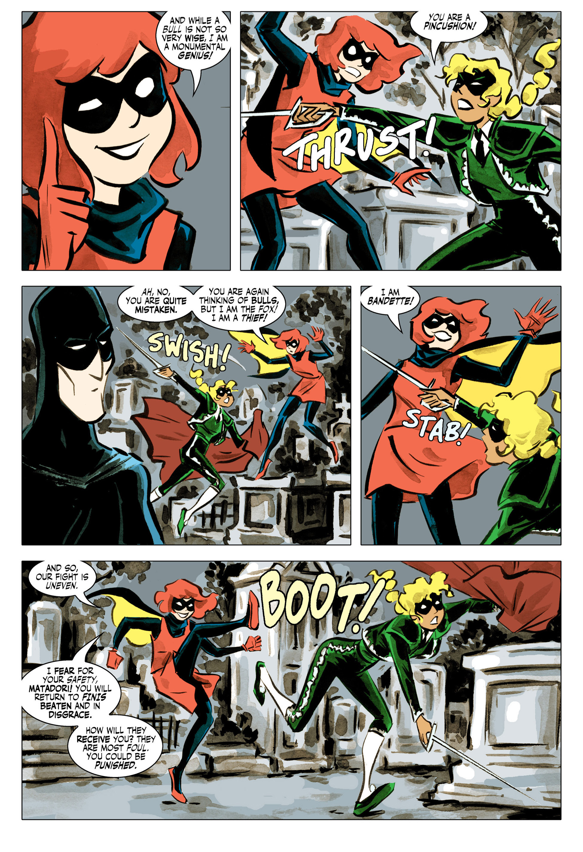 Read online Bandette (2012) comic -  Issue #4 - 5