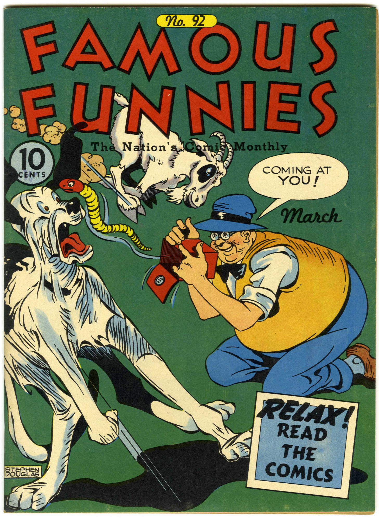 Read online Famous Funnies comic -  Issue #92 - 1