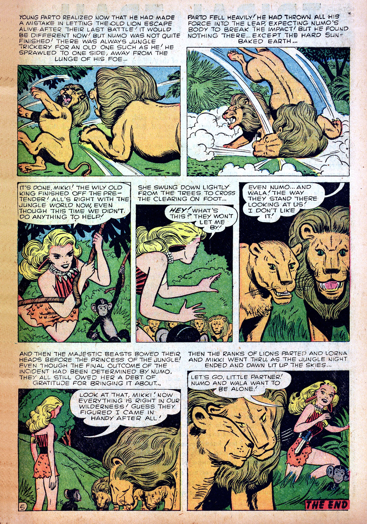 Read online Lorna, The Jungle Girl comic -  Issue #17 - 7