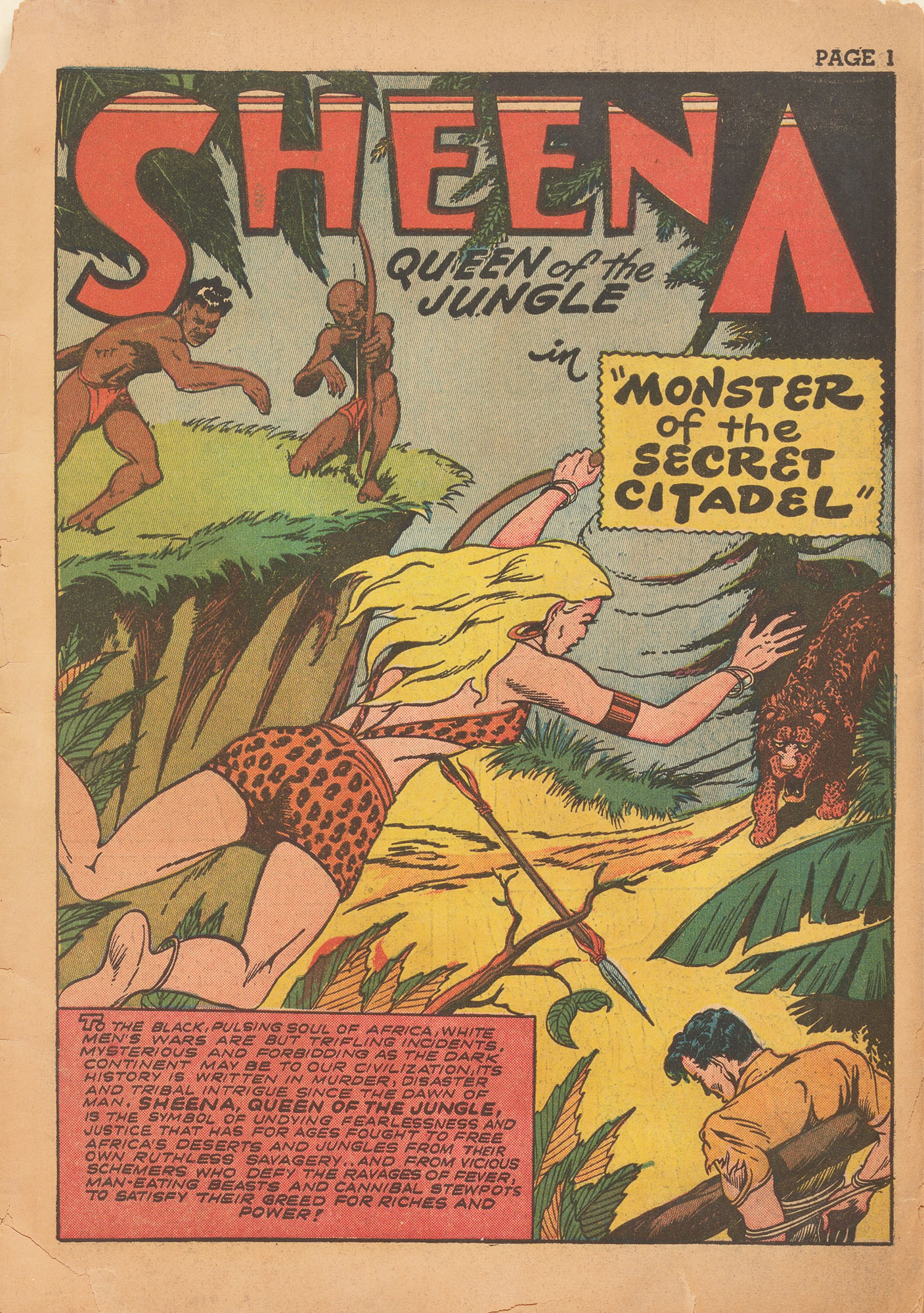 Read online Sheena, Queen of the Jungle (1942) comic -  Issue #3 - 3